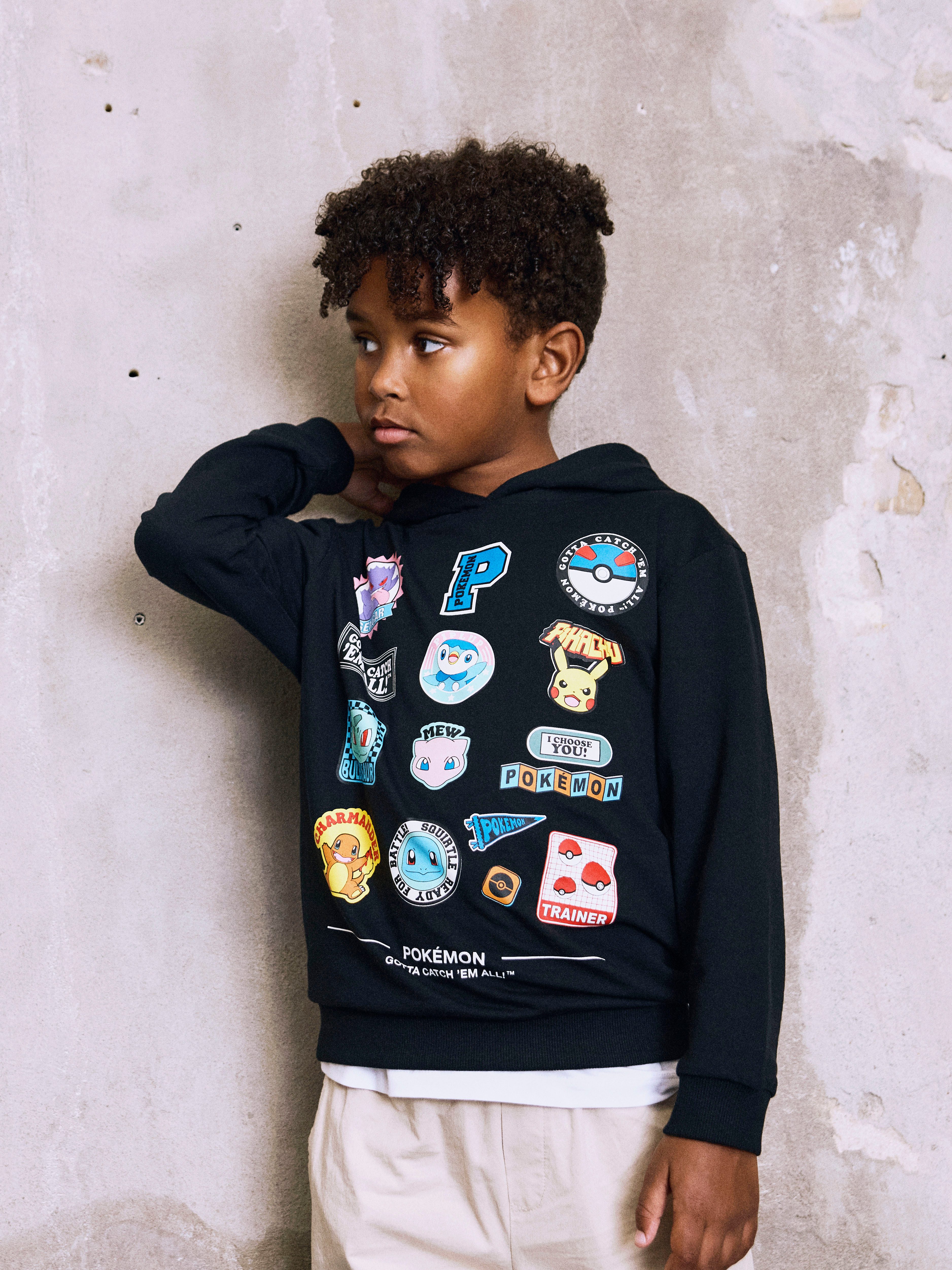 Name It Sweatshirt NKMJIMM POKEMON NREG SWE WH UNB NOOS SKY