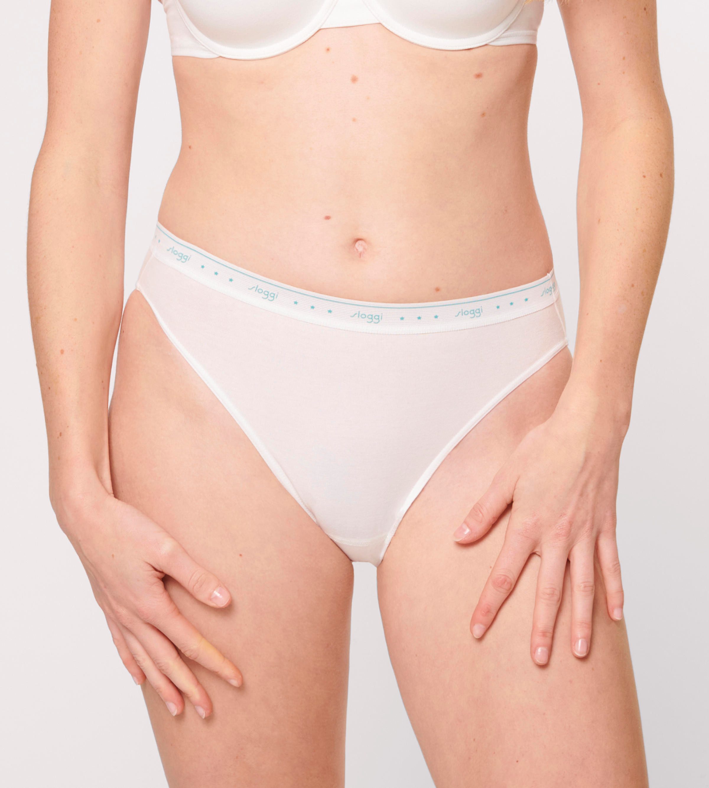 Sloggi Tai slip 24/7 100 Tai 3P elastische band met sloggi-logo-inscriptie (Set van 3)