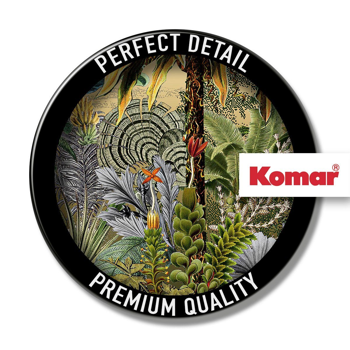 Komar Artprint op linnen Tropical Heat - Afmeting 60 x 60 cm (1 stuk)