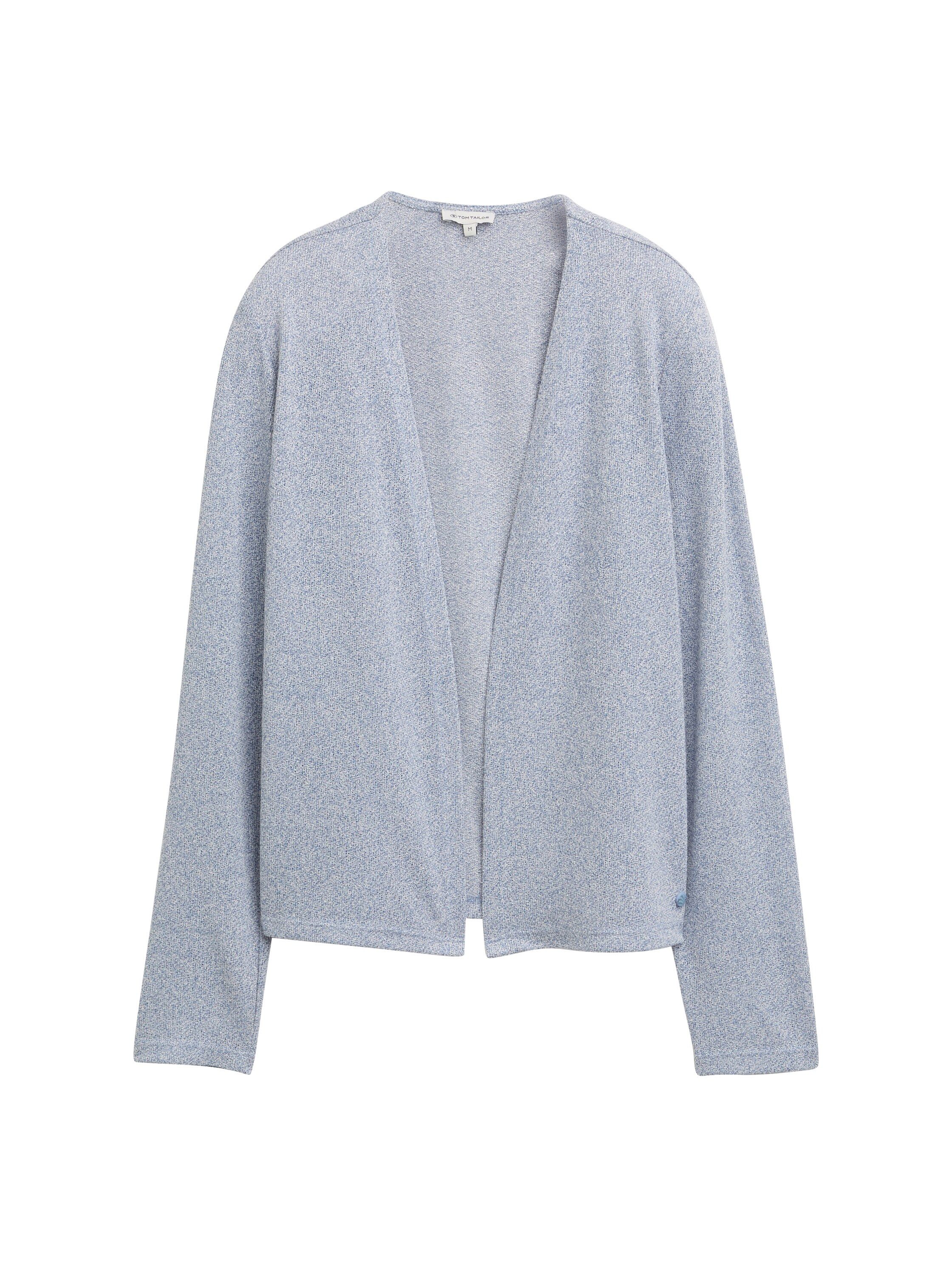 Tom Tailor Cardigan open aan de voorkant en kraagloos