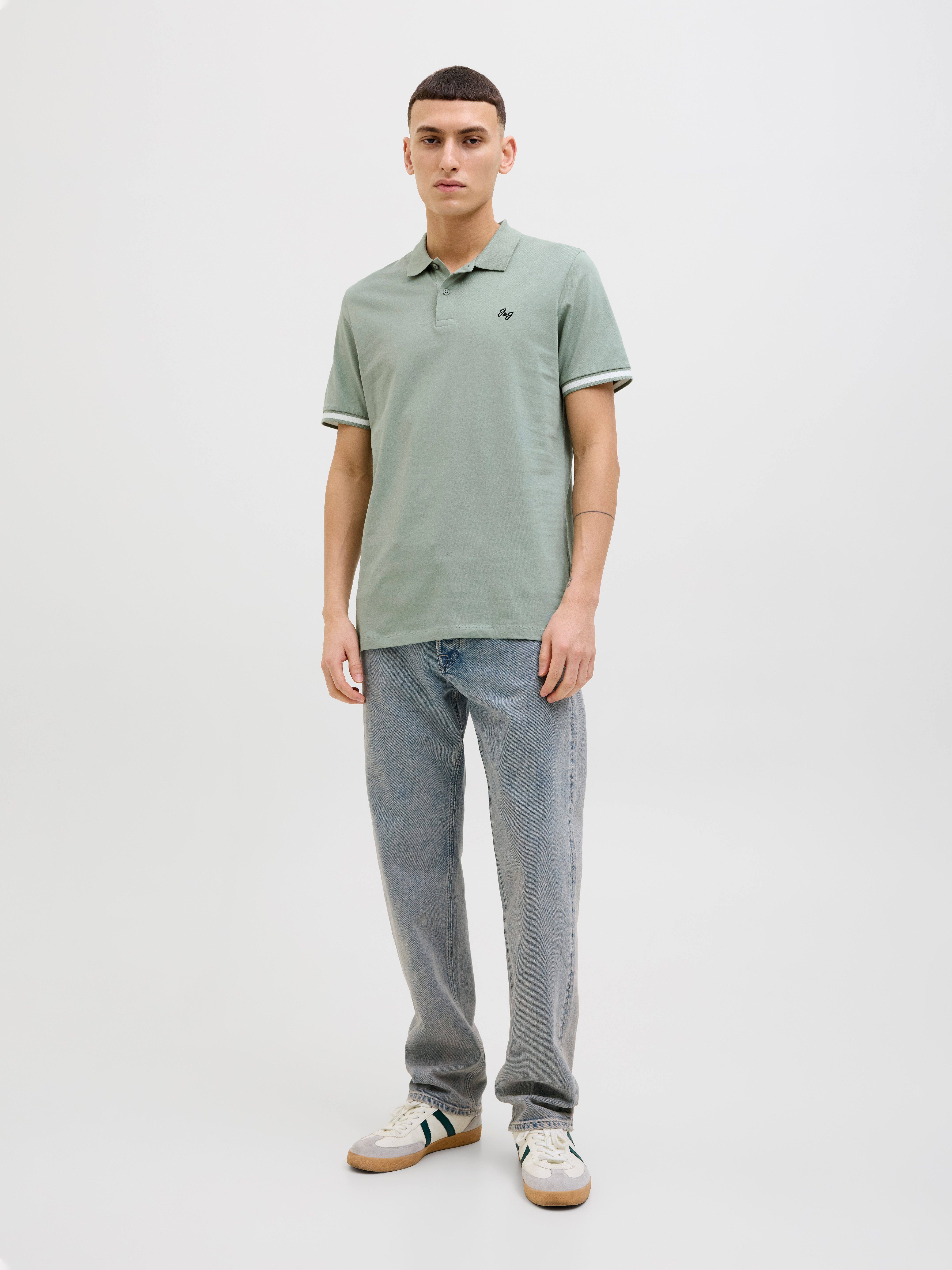 Jack & Jones Poloshirt JJEJERSEY LOGO POLO SS SN