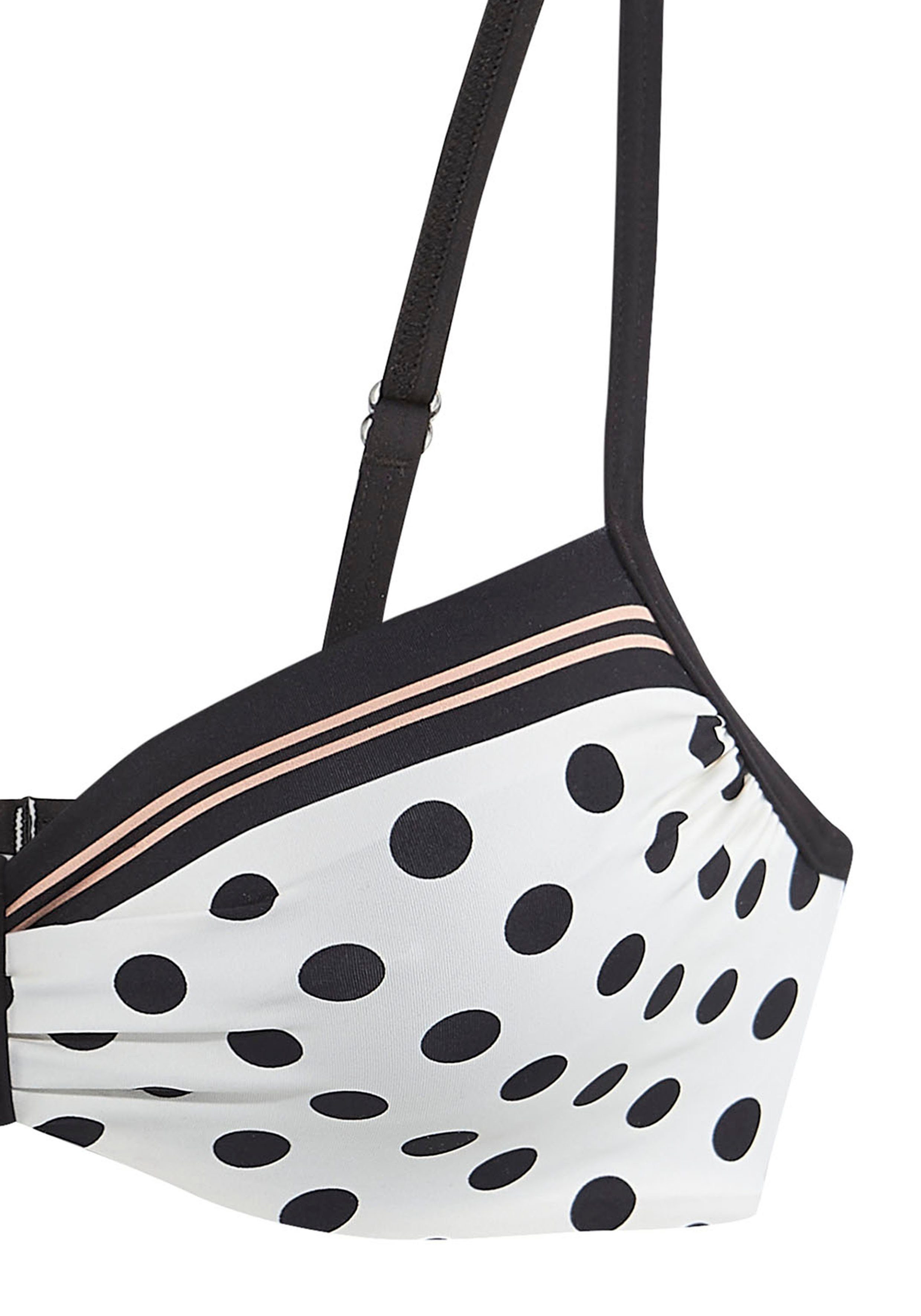 Lascana Beugelbikini met schattige stippen