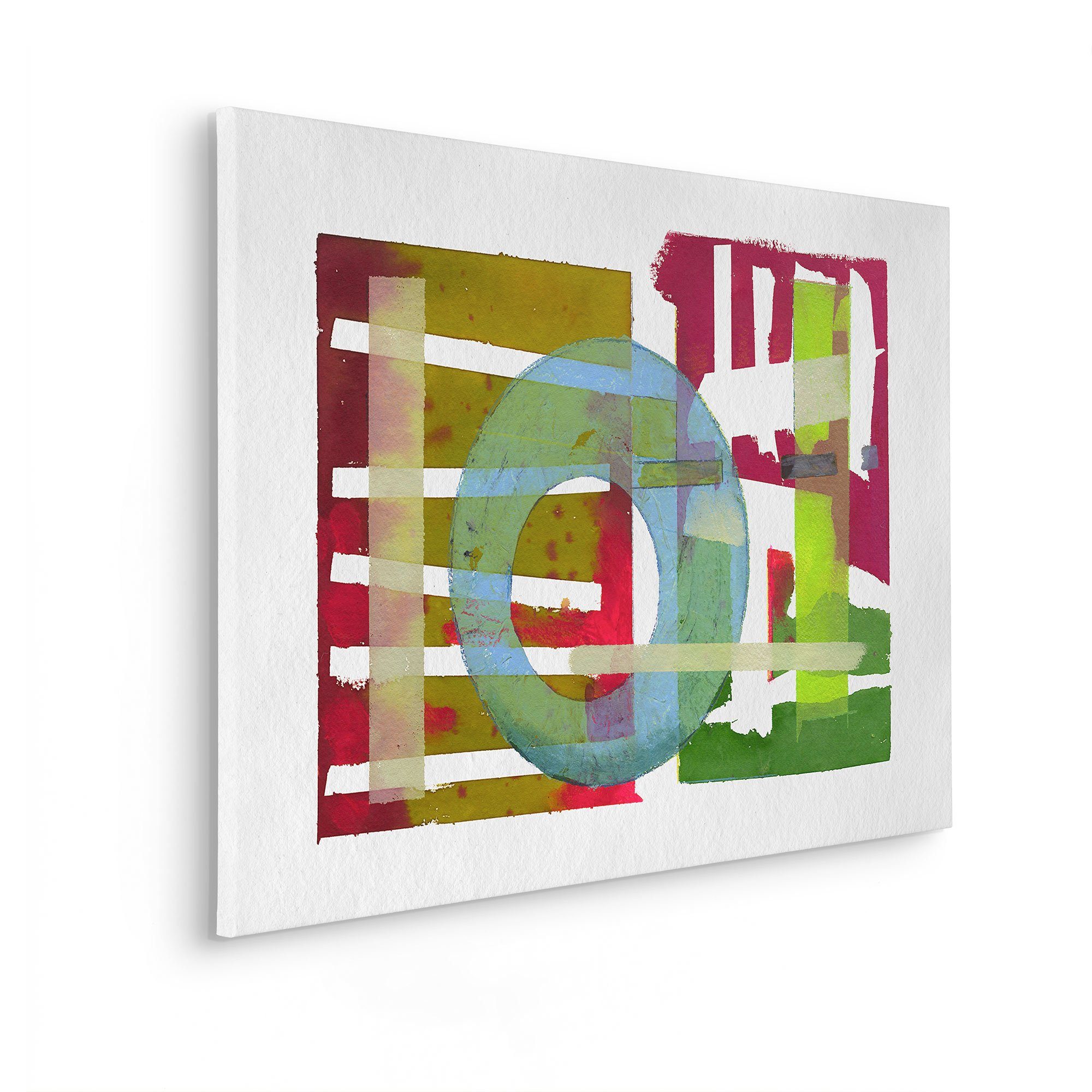 Komar Artprint op linnen Round About - Afmeting 60 x 90 cm (1 stuk)