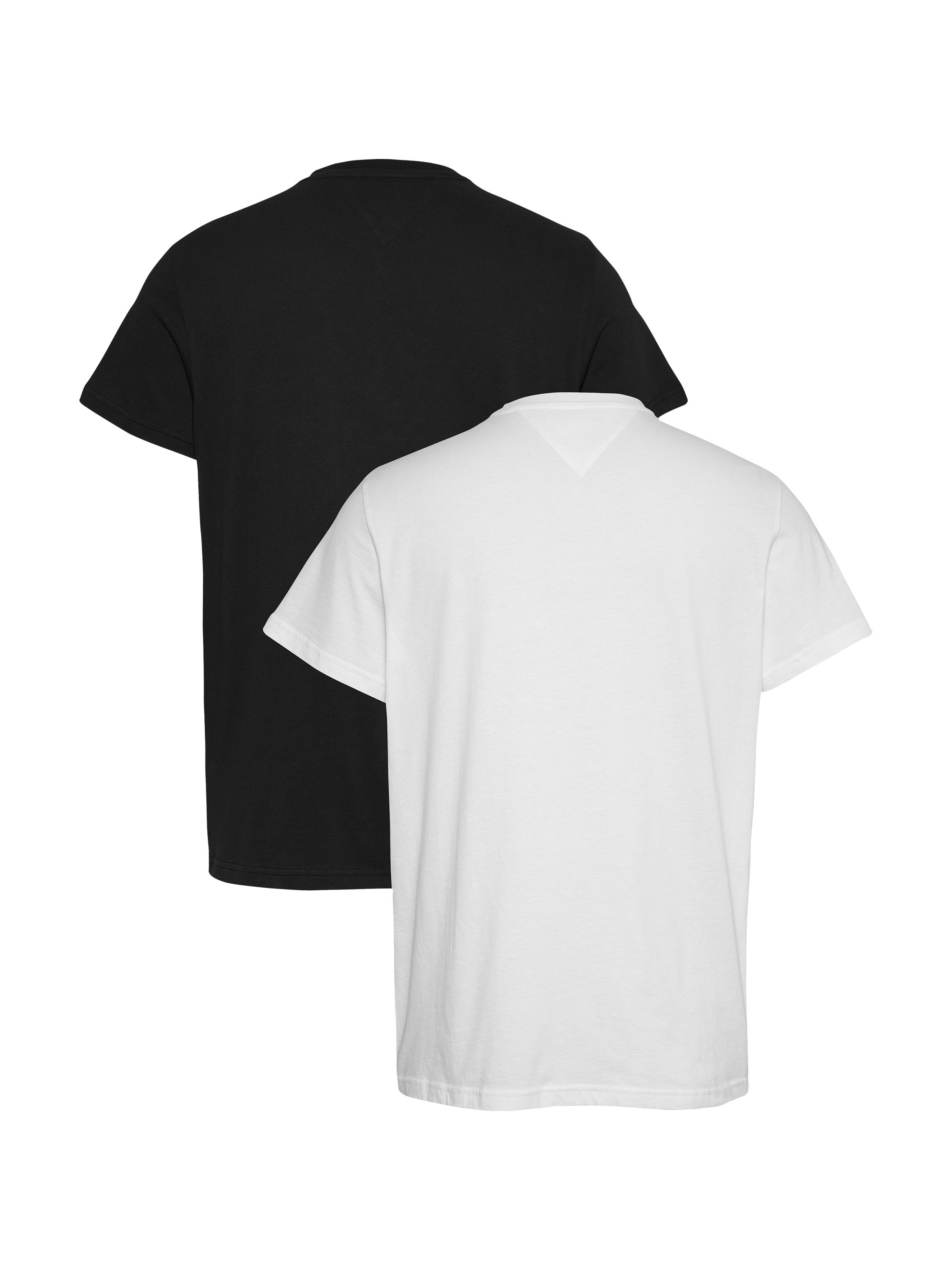 TOMMY JEANS Shirt met korte mouwen TJM SLIM 2PACK MIX TEE EXT (Set van 2)