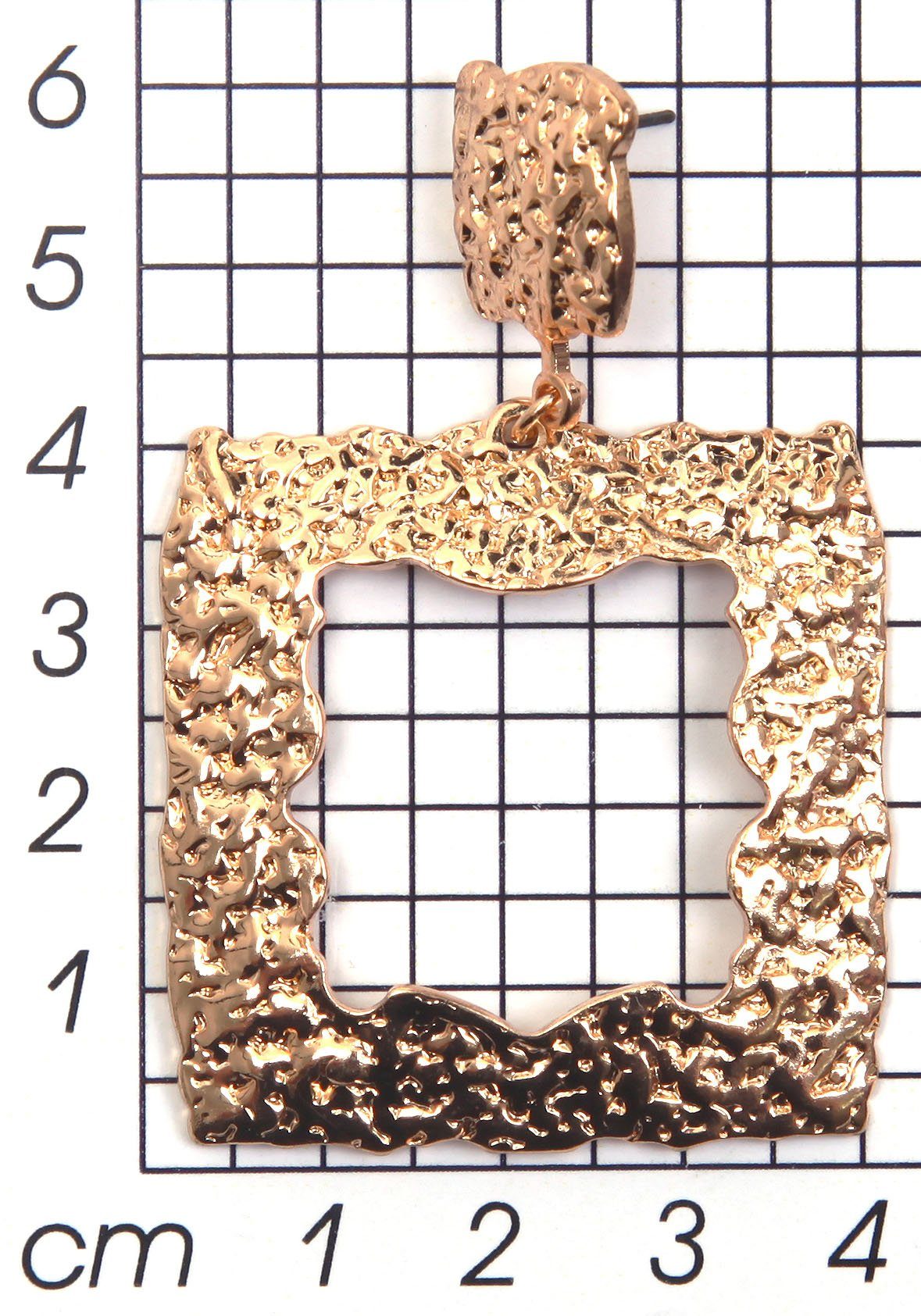 Firetti Oorstekers Rechthoek, geometrisch met zirkoon (synthetisch)