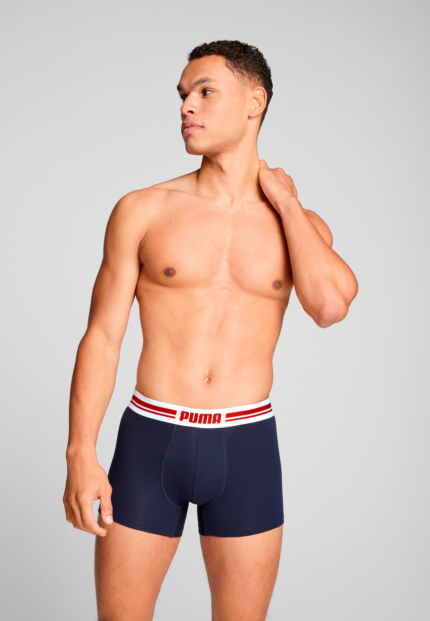 PUMA Boxershort PUMA MEN EVERYDAY PLACED LOGO BOXERS 2P (Set van 2)