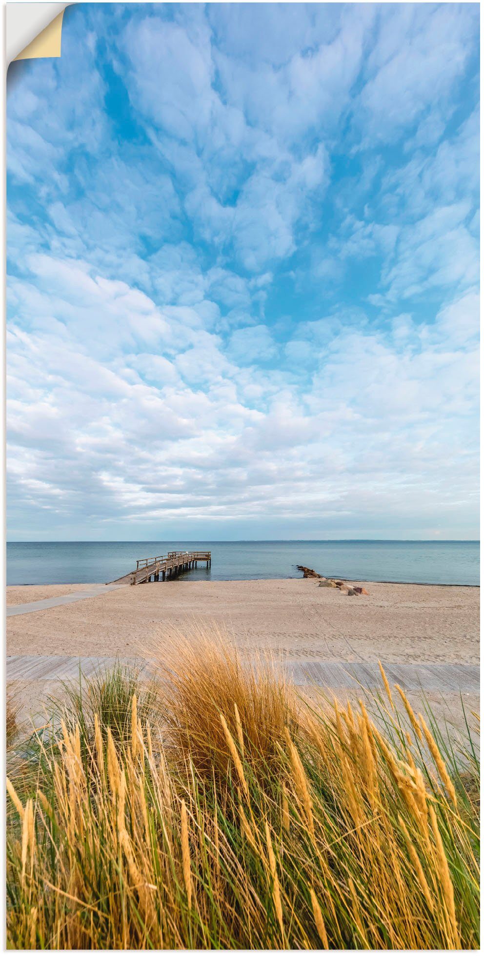 Artland artprint Rettin Strandidylle an der Ostsee