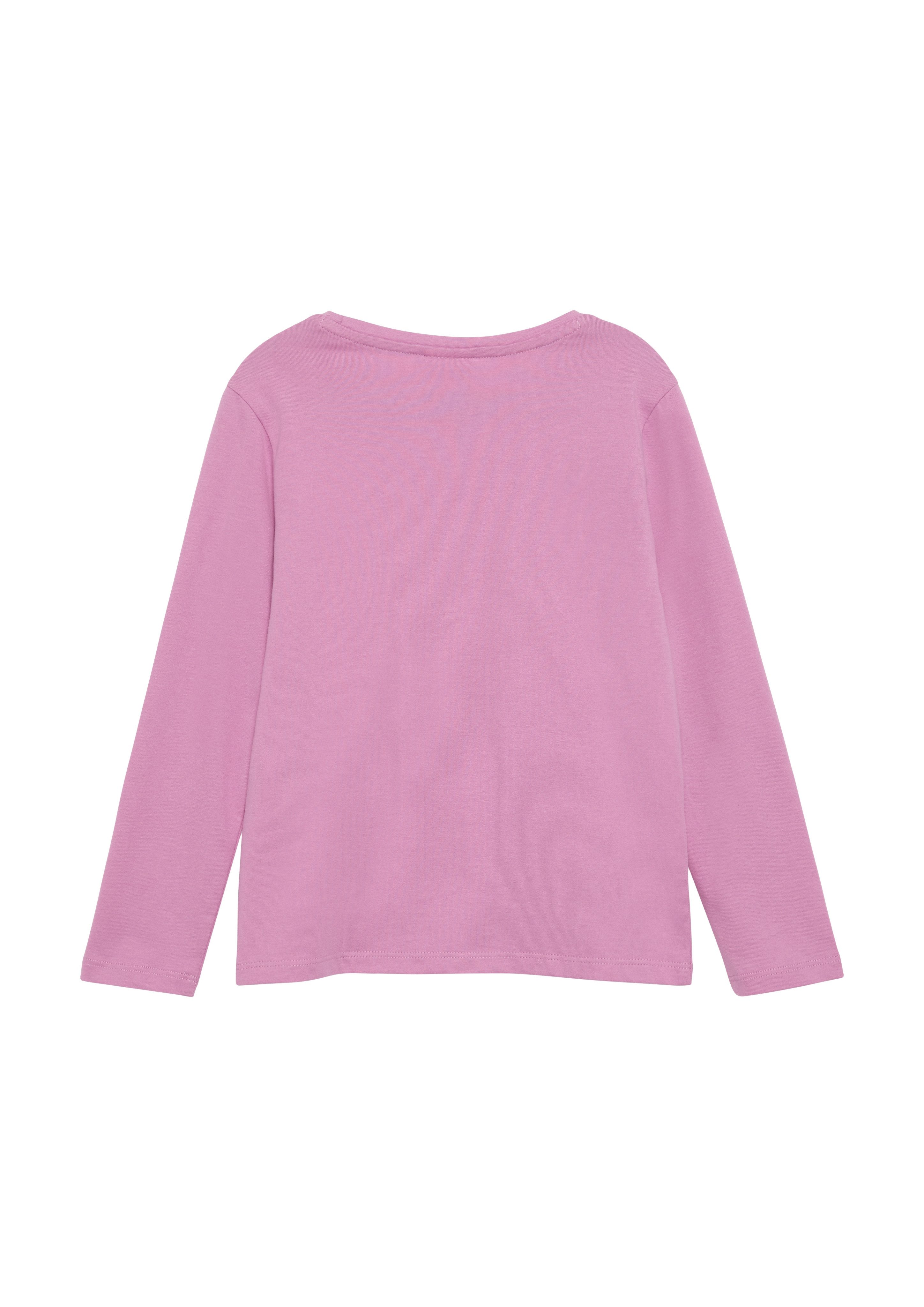 s.Oliver RED LABEL Junior Shirt met lange mouwen met paard van pailletten