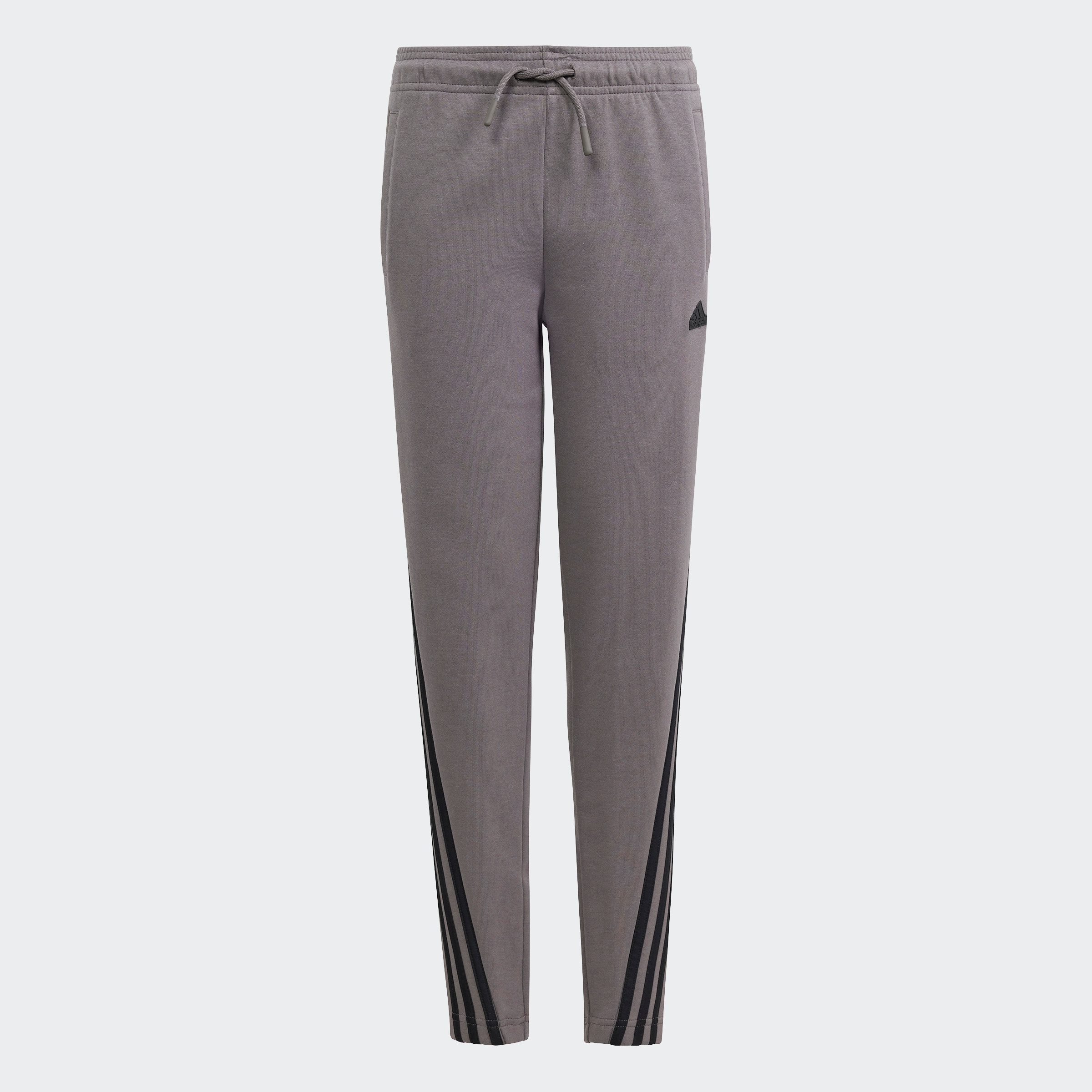 Adidas Sportswear joggingbroek grijs zwart Katoen Effen 128