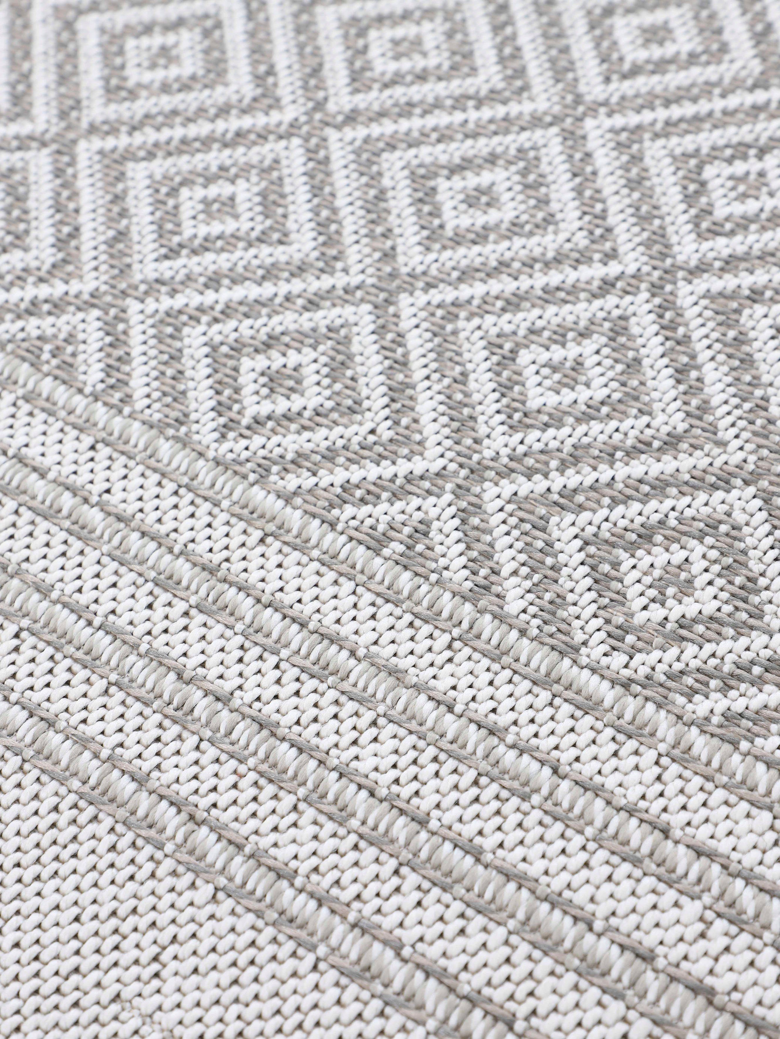 carpetfine Loper Boho 103 robust vlakweefsel, sisal look, uv-bestendig, buitenruimte
