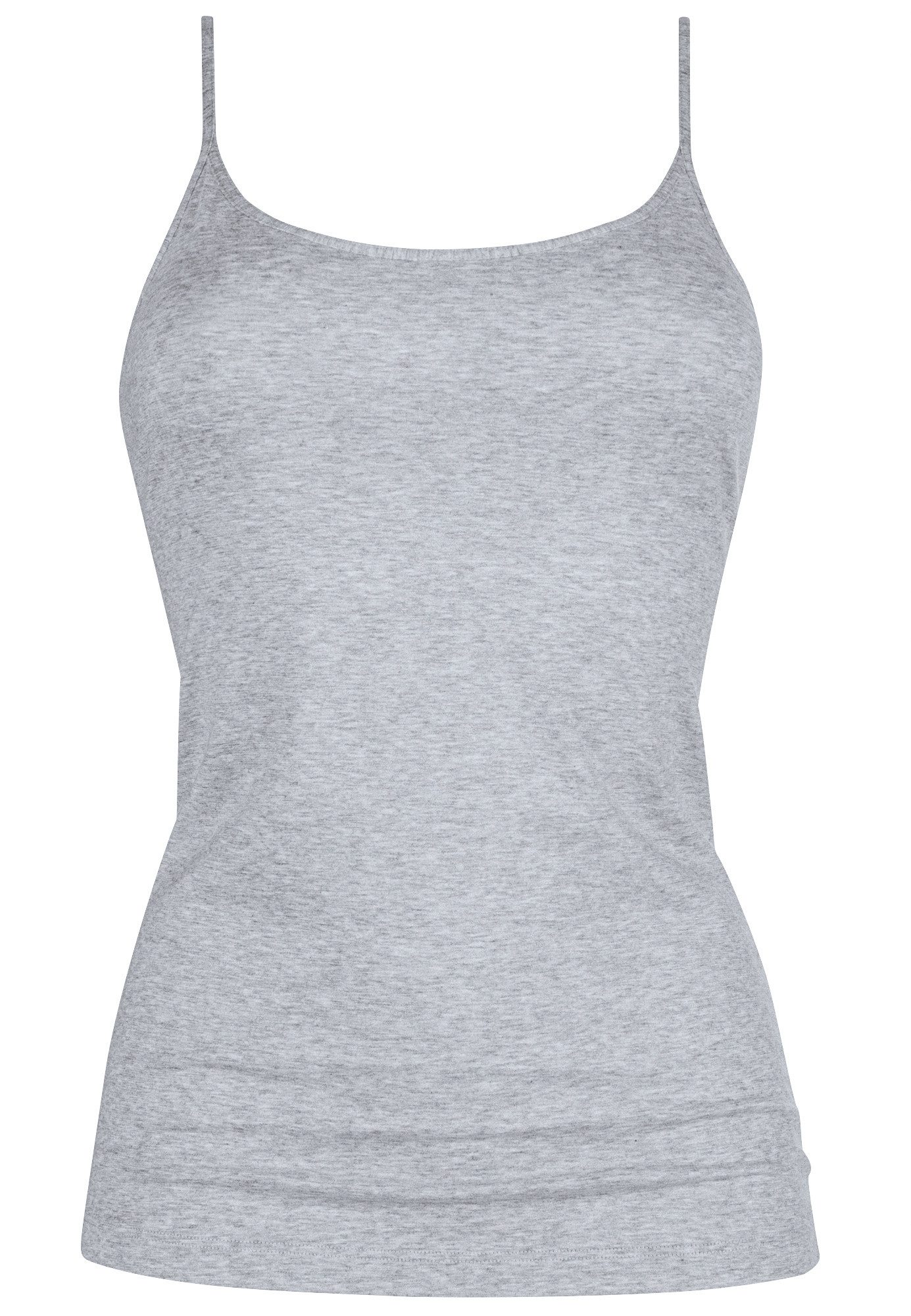 Mey Top met spaghettibandjes SERIE COTTON PURE Ronde halslijn, ademend