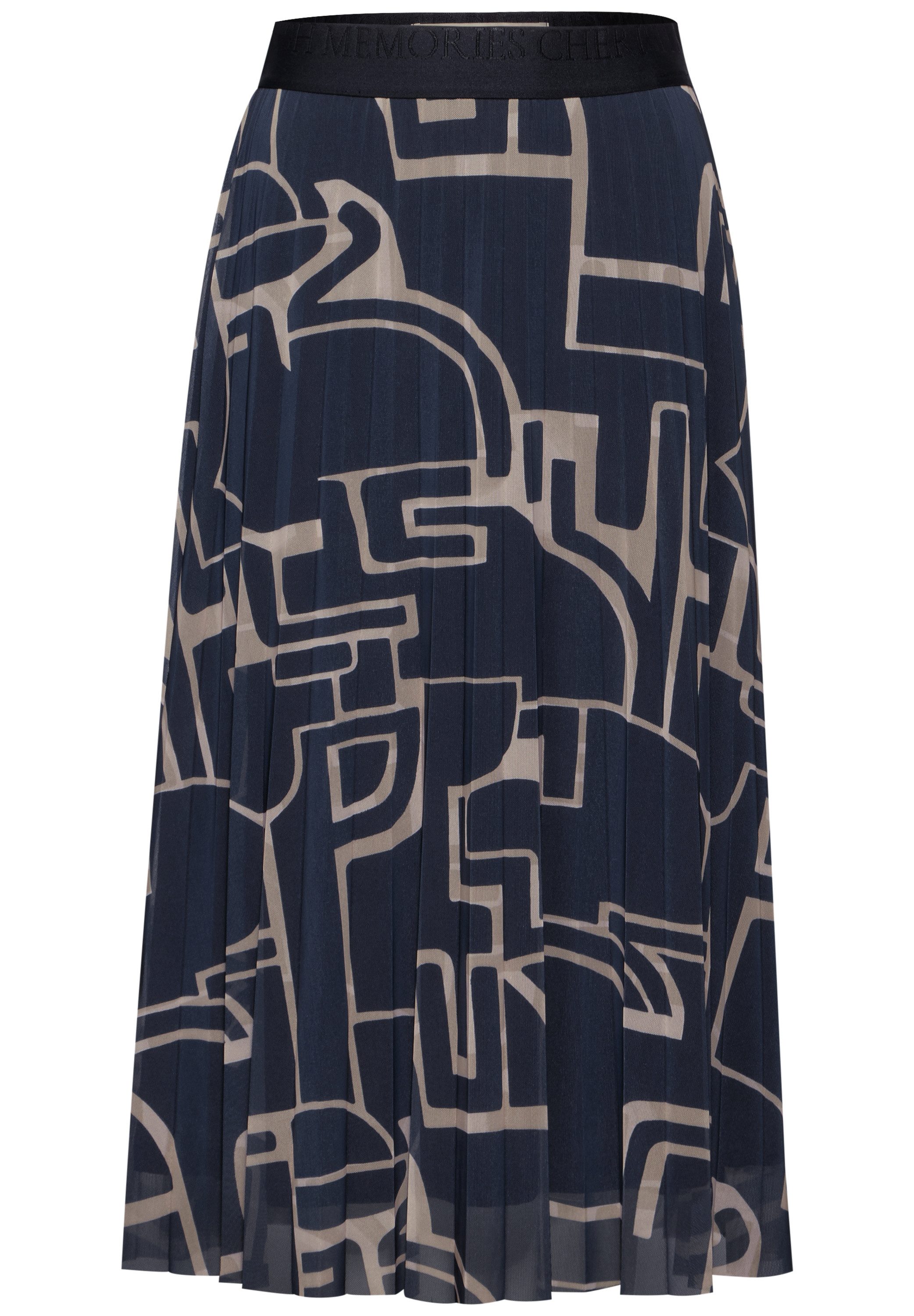 STREET ONE Meshrok met elastische taille