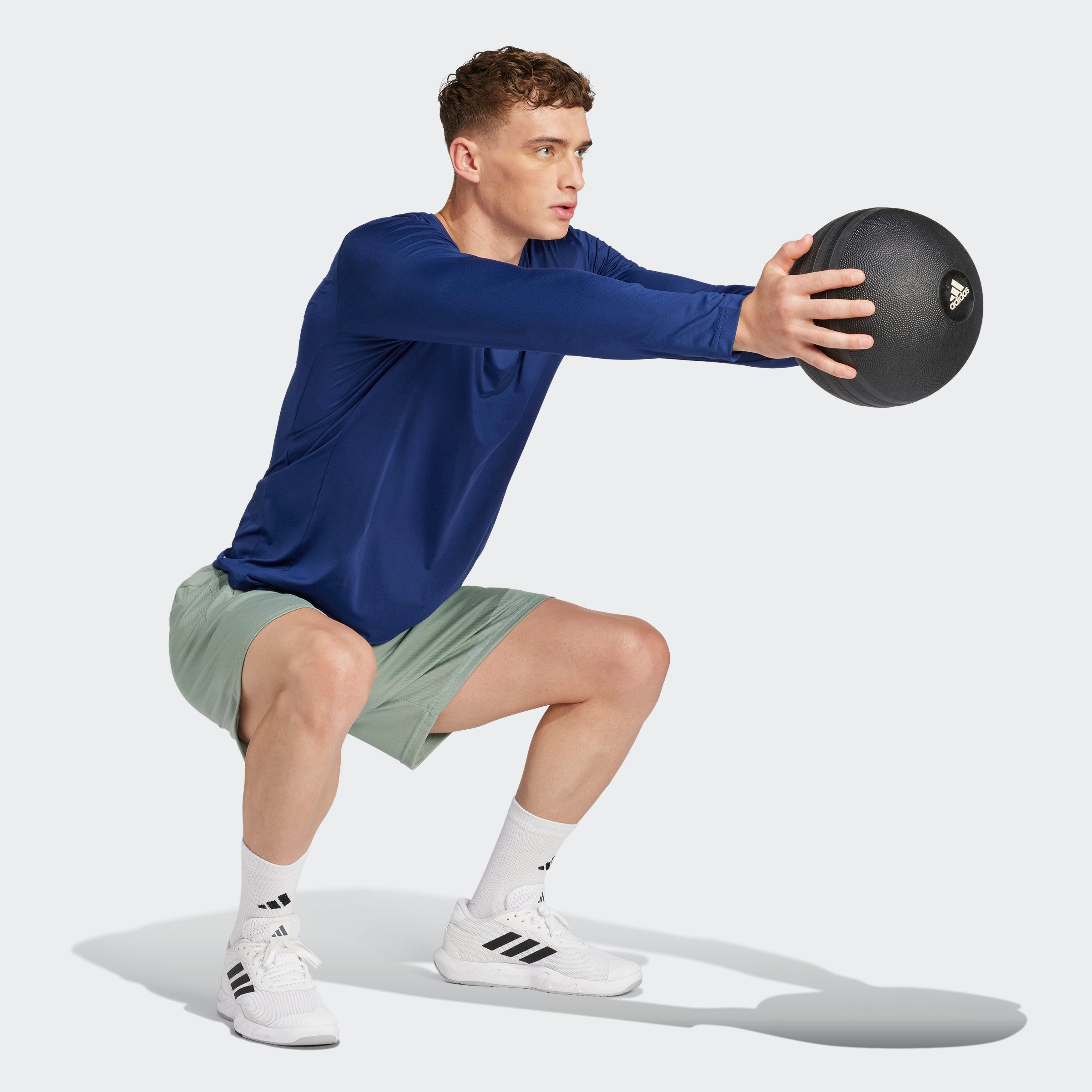 adidas Performance Short TRAIN ESSENTIALS LOGO TRAINING (1-delig)