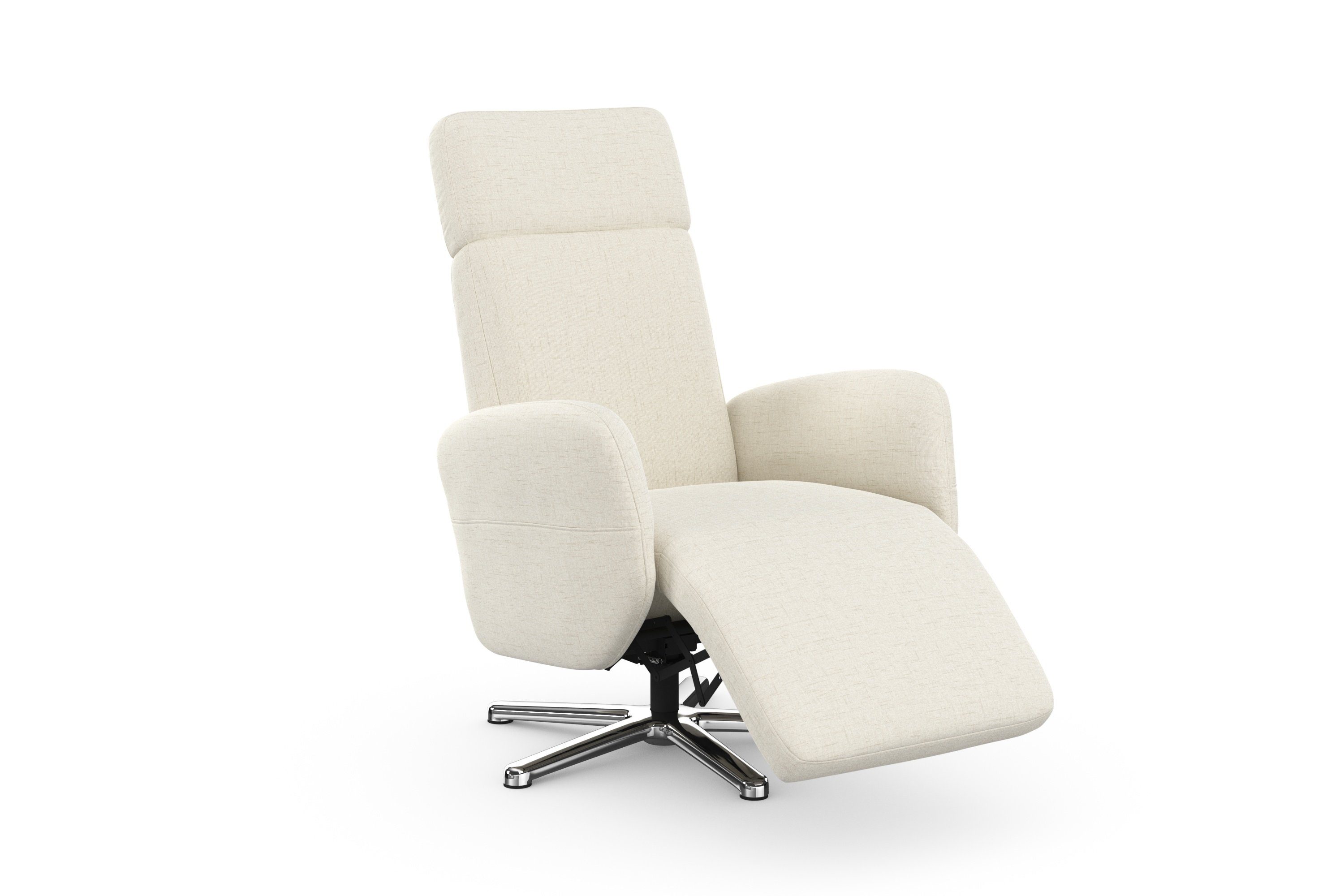 sit&more Relaxfauteuil Grenoble, incl. hoofdsteunverstelling en bekabelde afstandsbediening