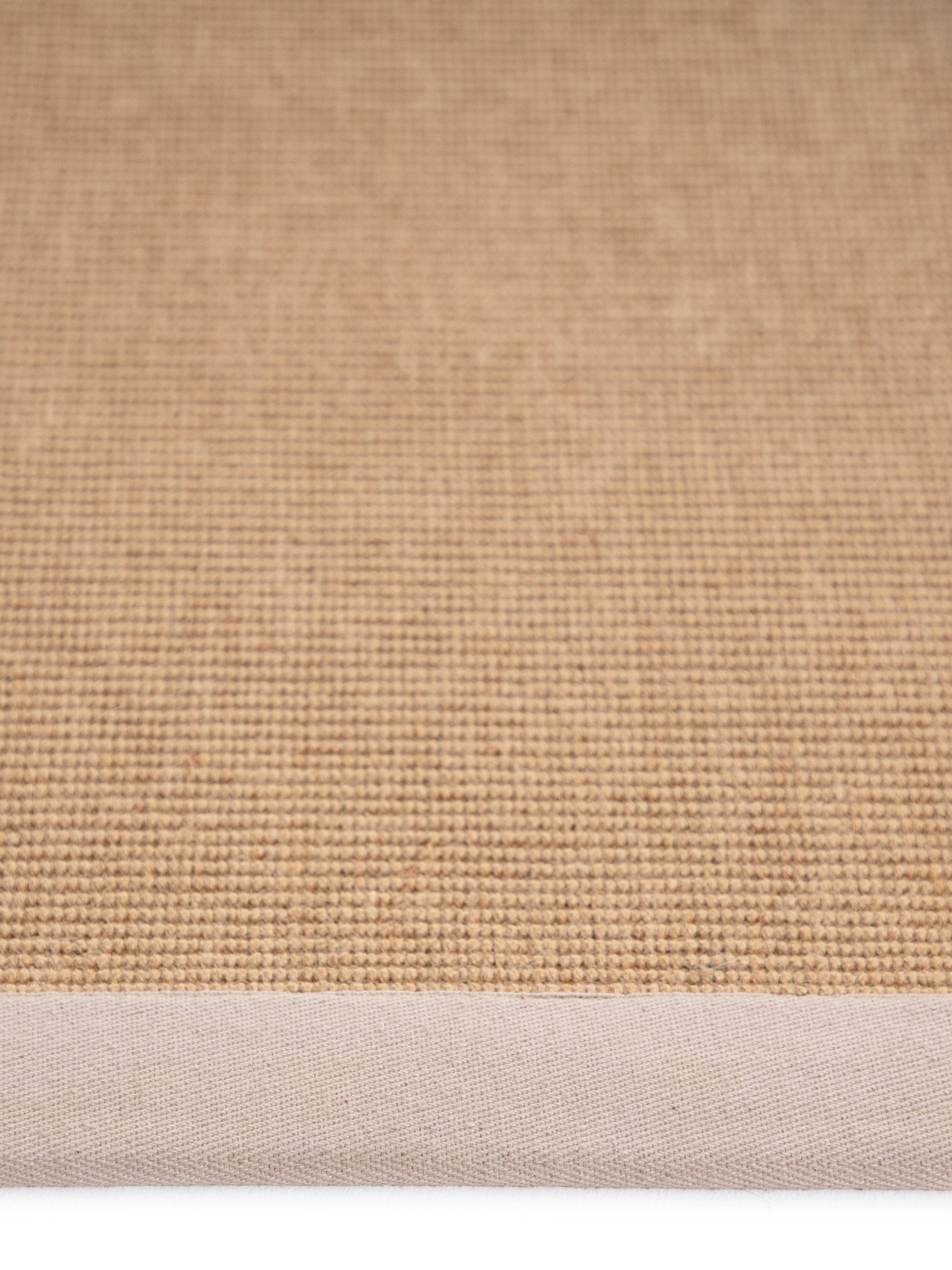 carpetfine Sisalkleed Sisal met gekleurd randdessin, antislip achterzijde