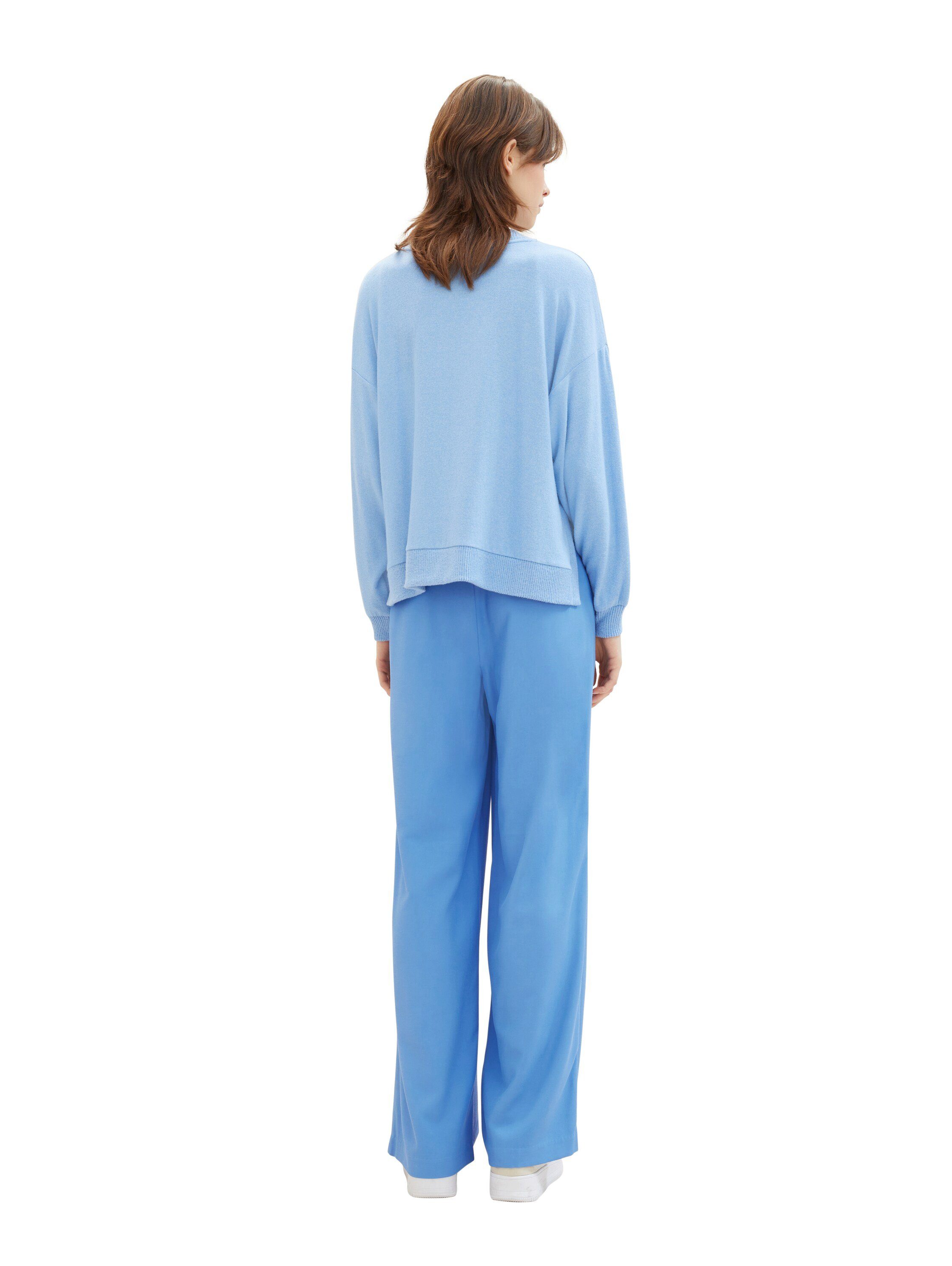 Tom Tailor Denim Geweven broek met wijde pijpen en van viscose