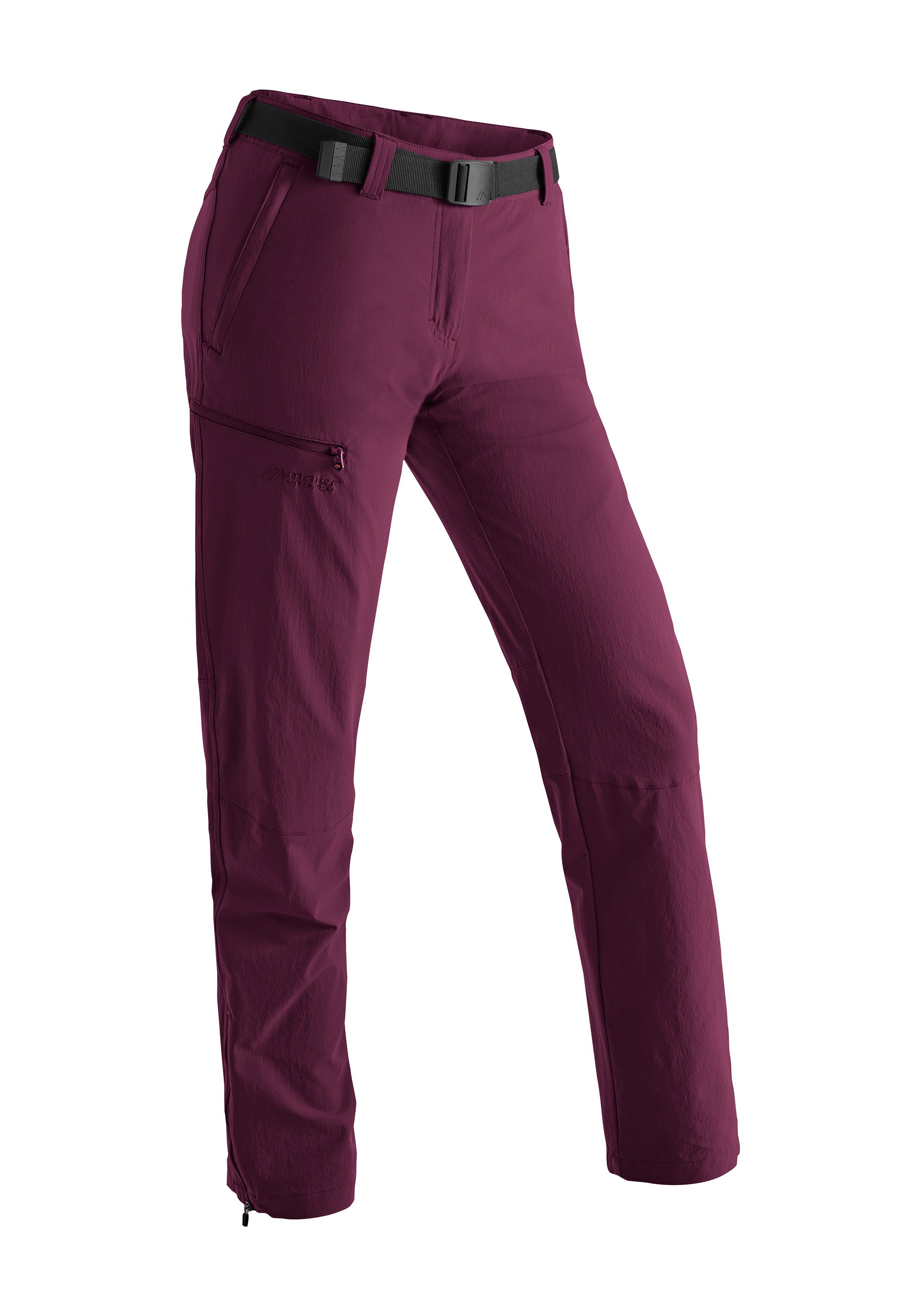 Maier Sports Functionele broek Inara slim Heren wandelbroek, ademende outdoor-broek, 4 zakken, slim fit