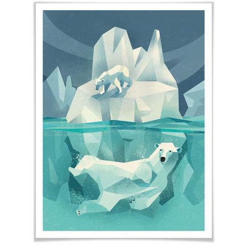 Wall-Art poster Polar Bear