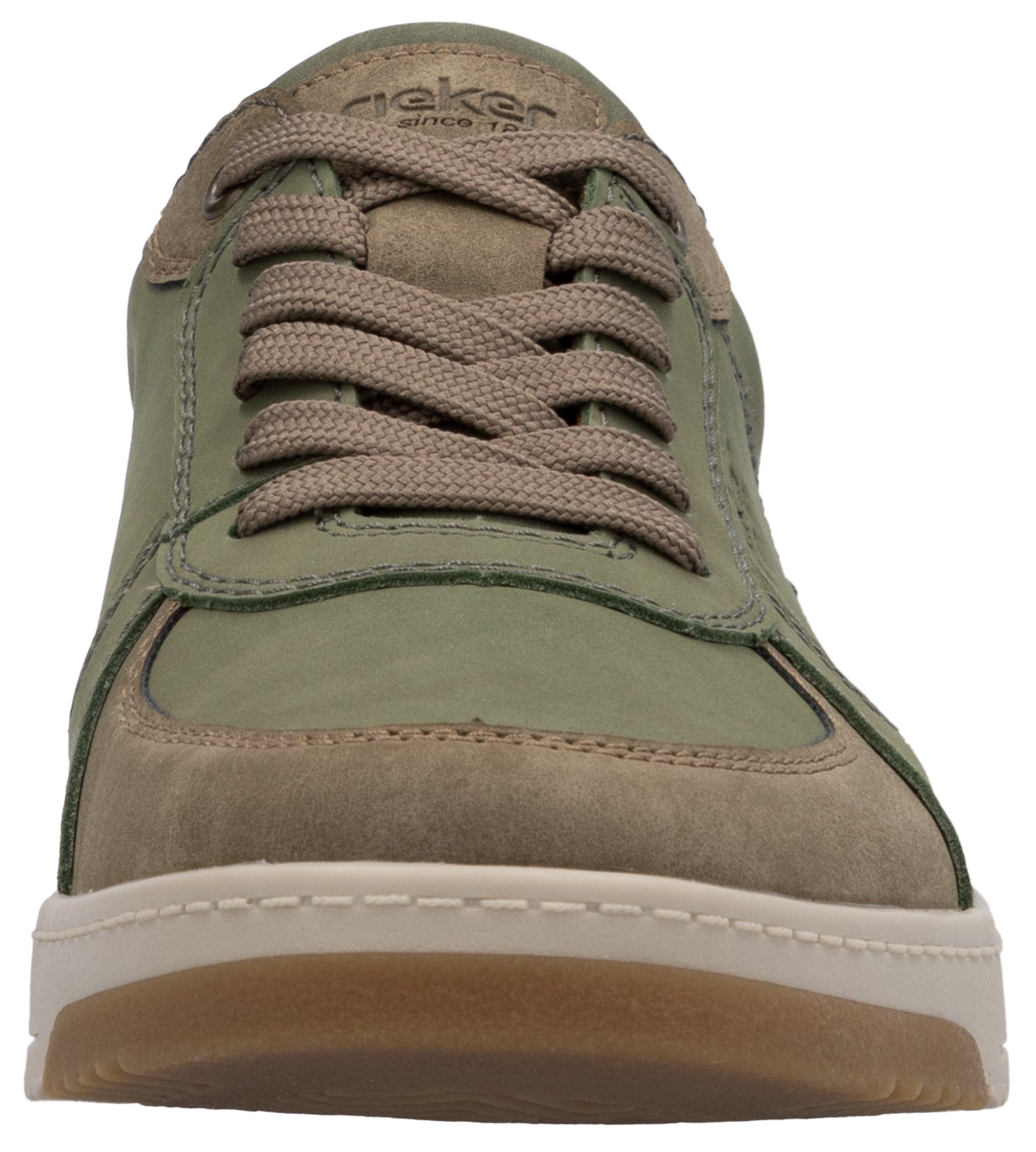 Rieker Sneakers , vrijetijdsschoen, halfschoen, veterschoen met gepolsterde schacht