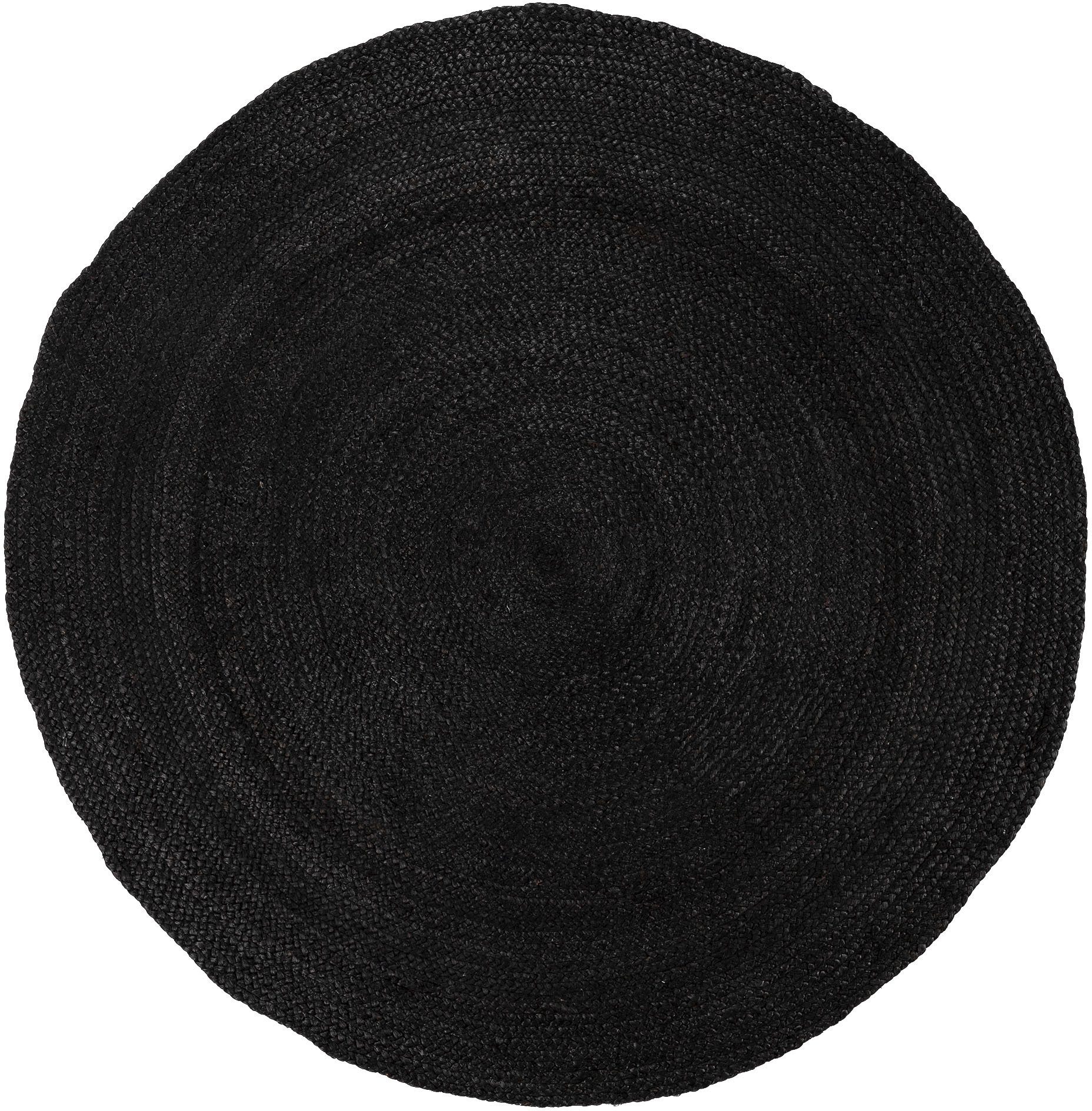 Carpetfine Vloerkleed Nele jute-vloerkleed natuurmateriaal gevlochten tweezijdig te gebruiken kleed van 100% jute, in rond en ovaal, vele maten