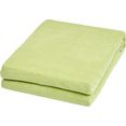 done. deken cozy deken, omrand met contrastkleurige siernaad groen