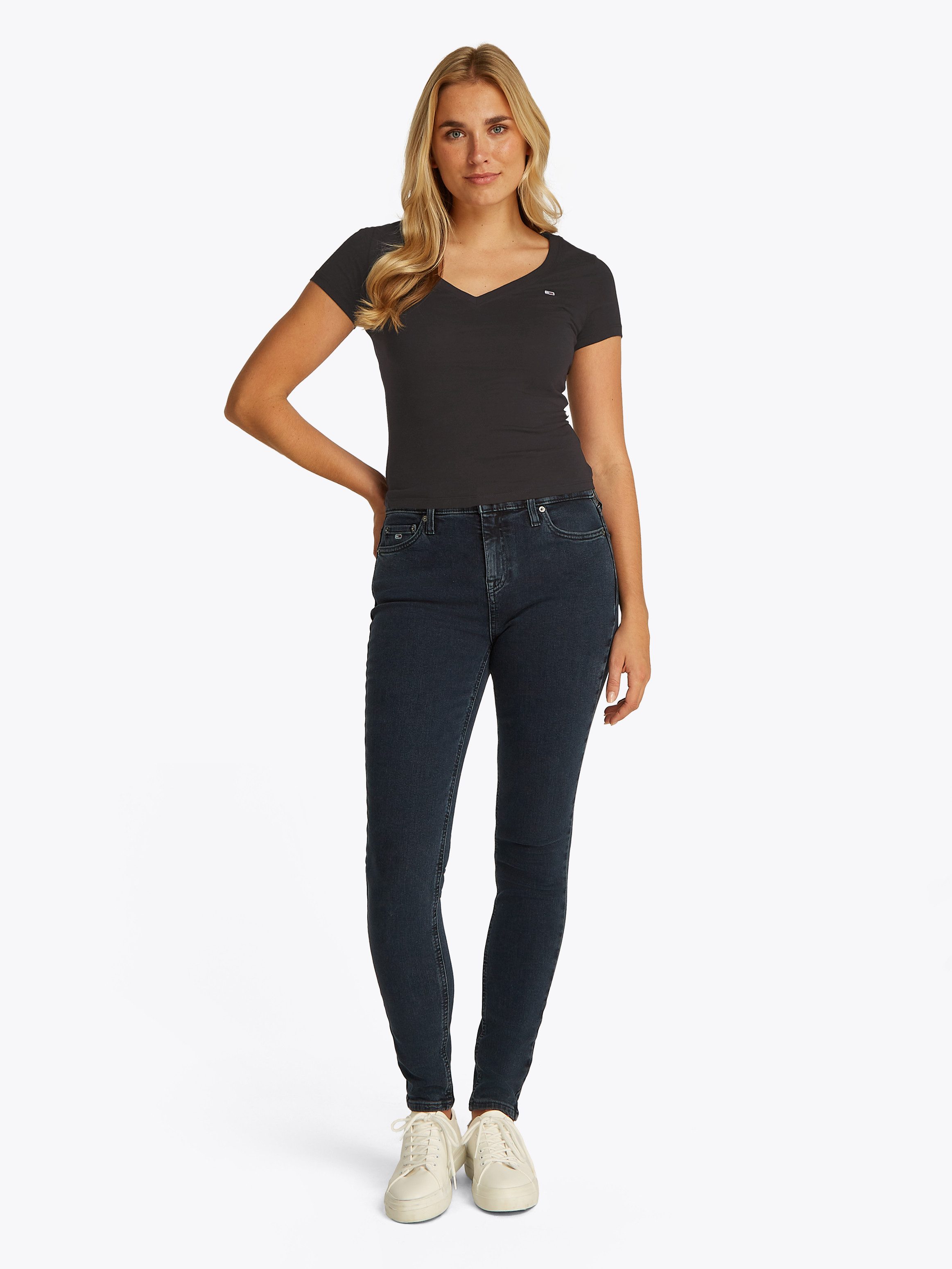 TOMMY JEANS T-shirt TJW SLIM V-NECK TEE