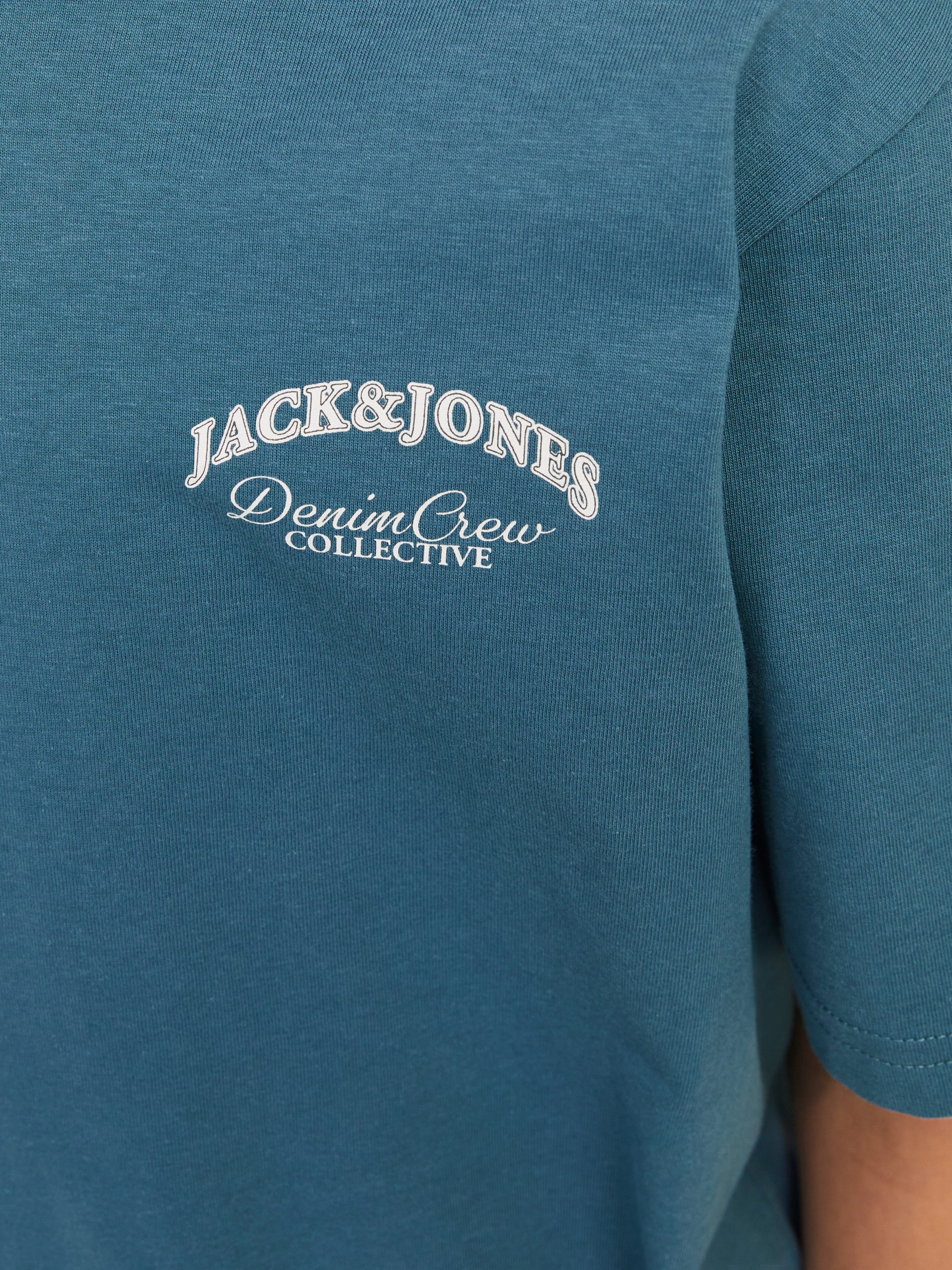Jack & Jones Junior T-shirt JJEBRANDES BACKP RELAXED TEE SS SN JNR