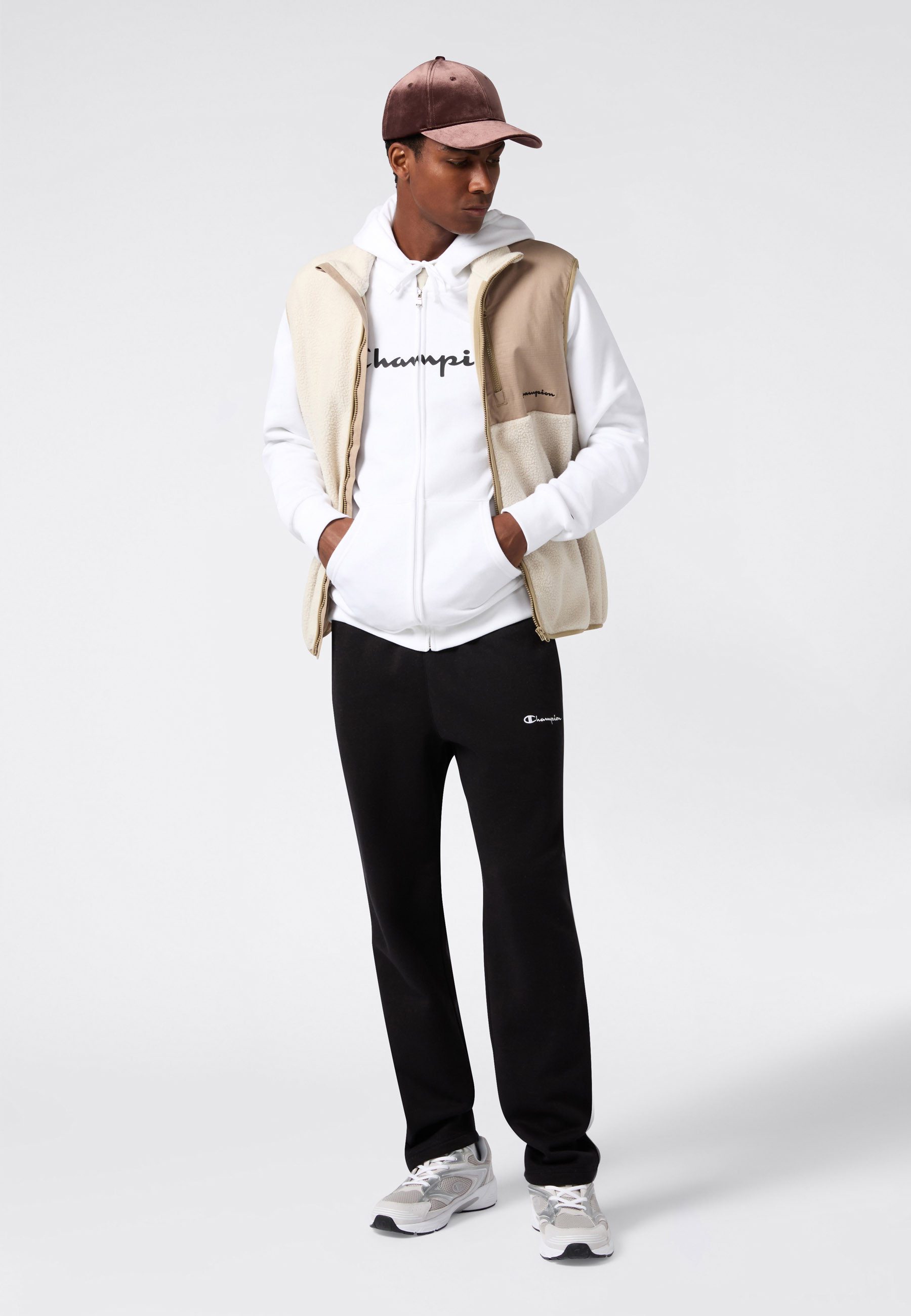 Champion Joggingbroek ICONS Straight Hem Pants Fleece (1-delig)