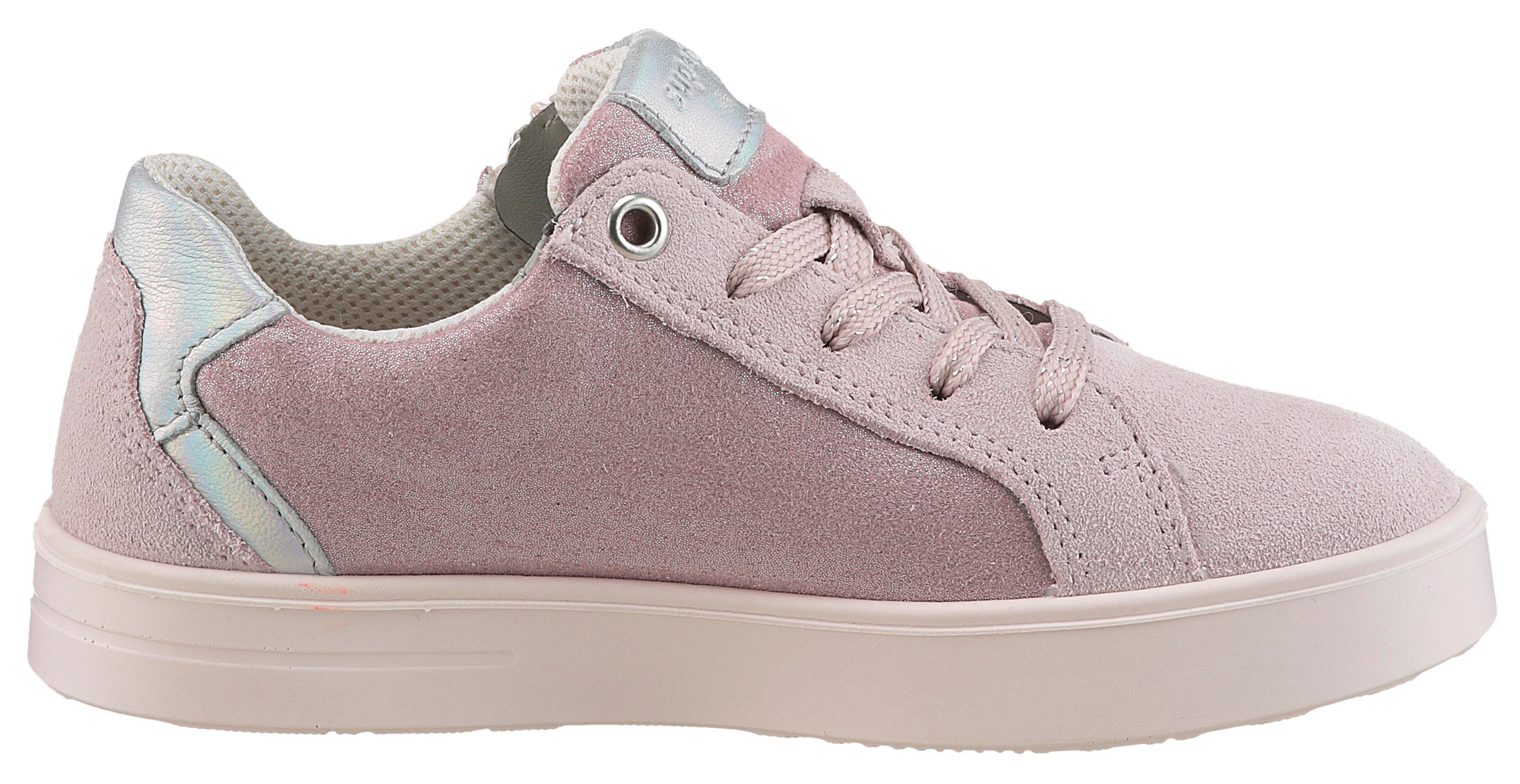 Superfit Sneakers STELLA WMS: middel Veterschoen met subtiele batikprint, maat sjabloon om te downloaden
