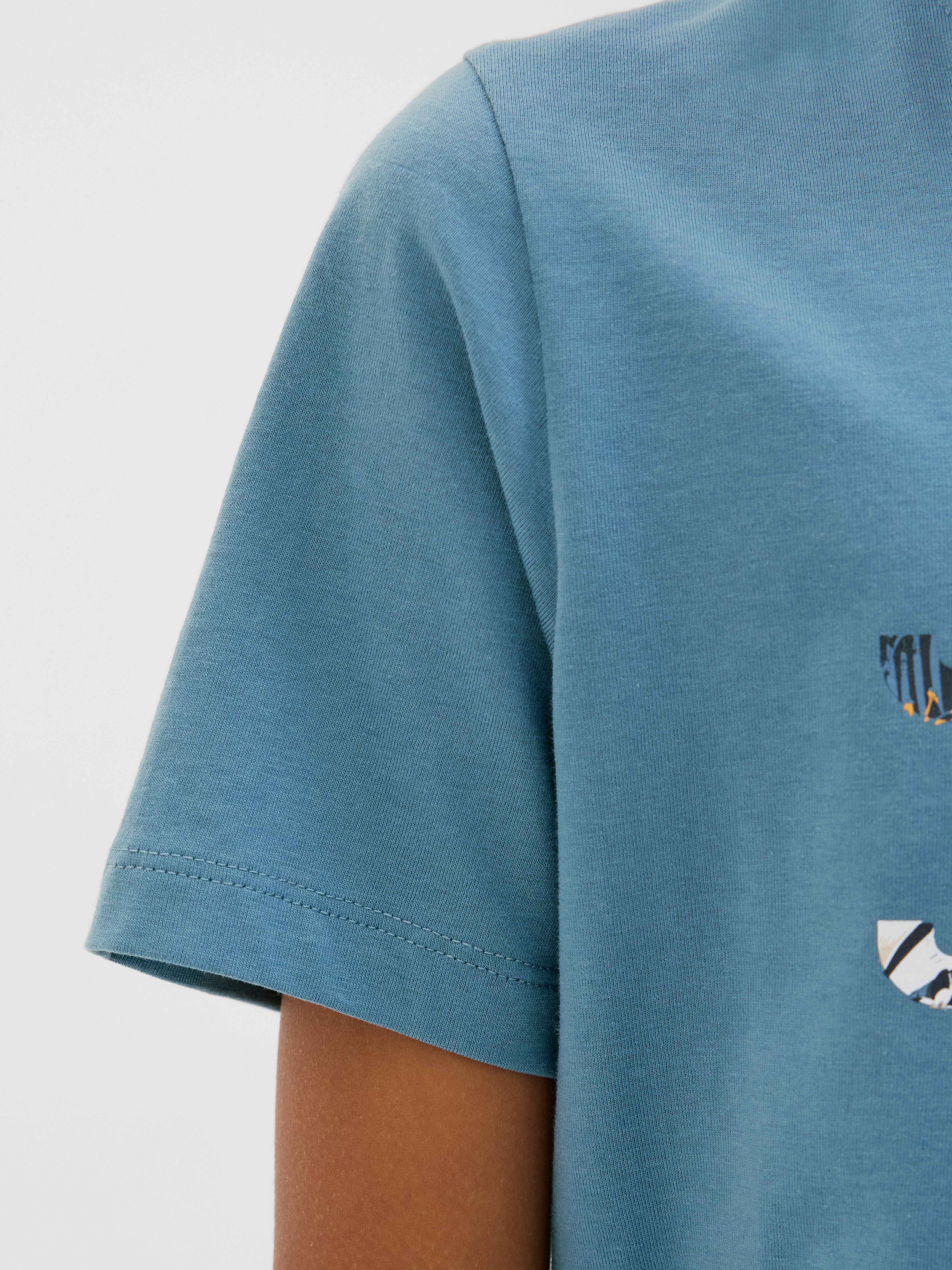 Jack & Jones Junior Shirt met ronde hals JJEBRYAN CORP LOGO TEE SS O-NECK JNR