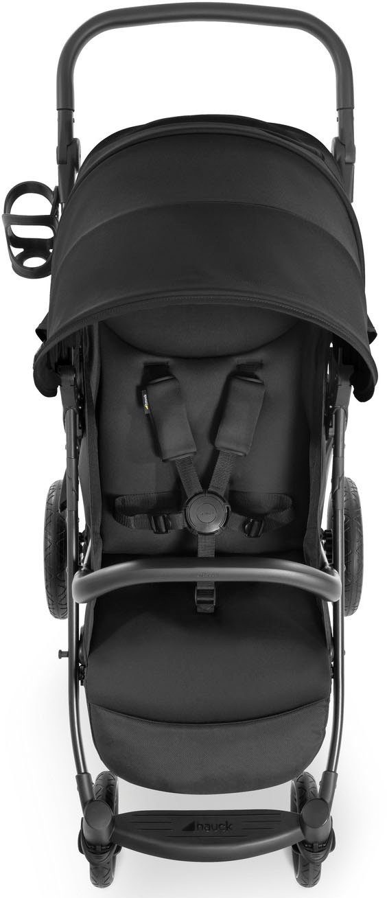 Hauck Kinder-buggy Rapid 4D Air, black met verlengbaar 3-zones zonnescherm