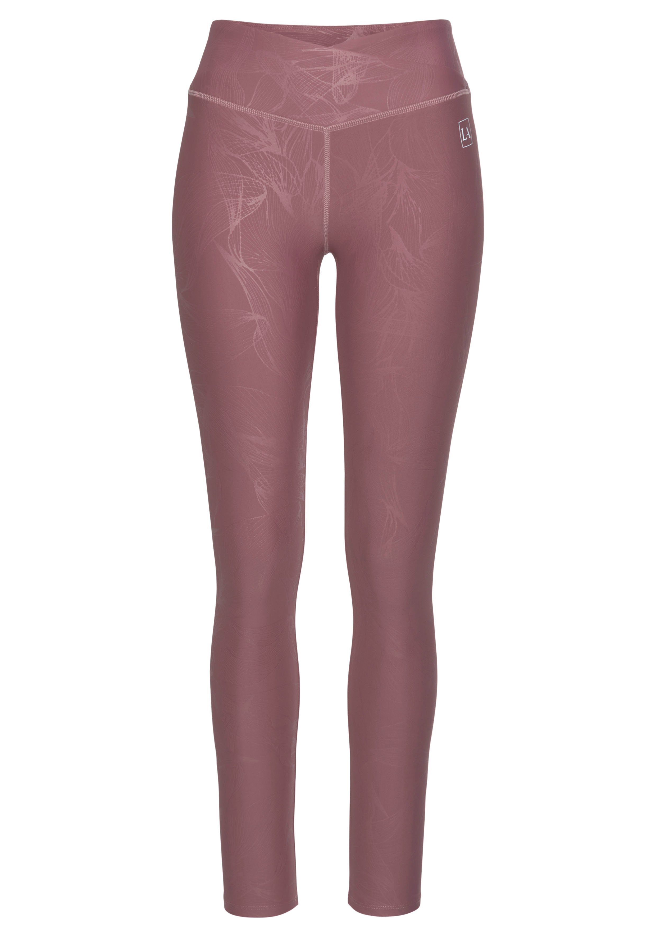 active by Lascana Functionele legging met glanzende print