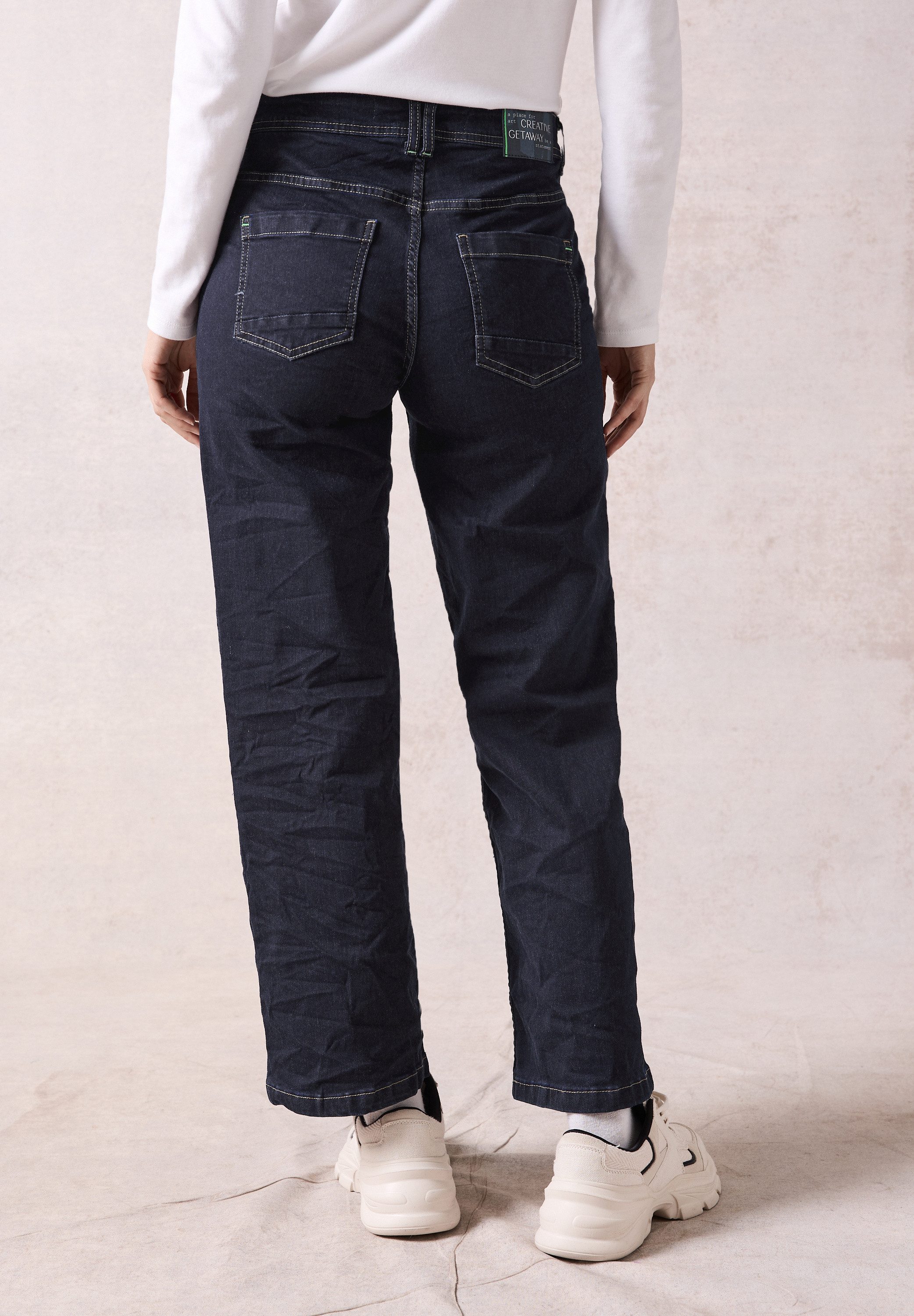 Cecil Loose fit jeans Style Neele in five-pocketsstijl