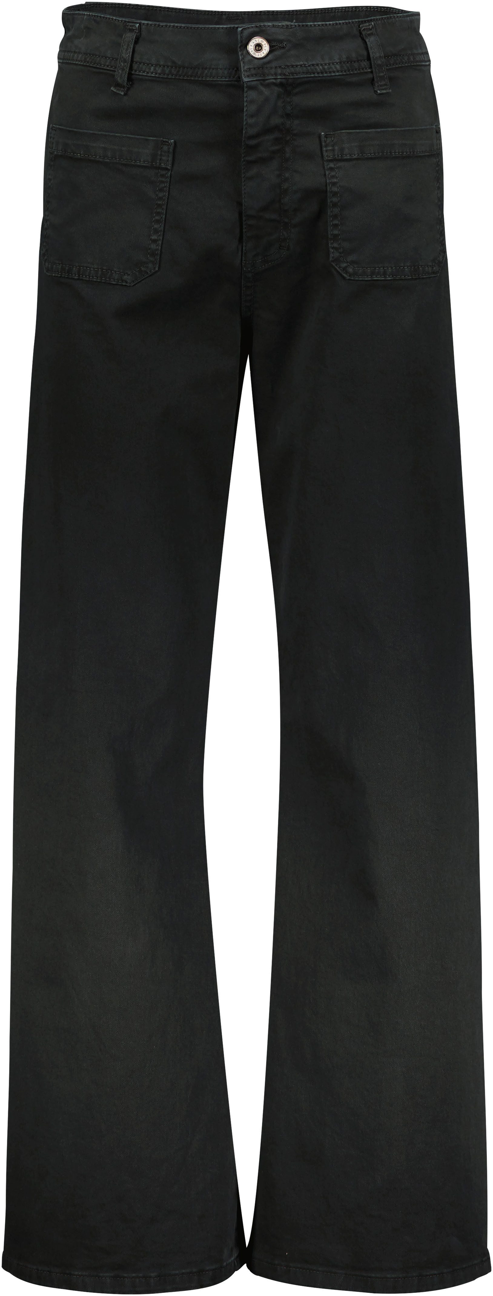 Please Jeans Broek met wijde pijpen van hoogwaardige katoenmix met stretch