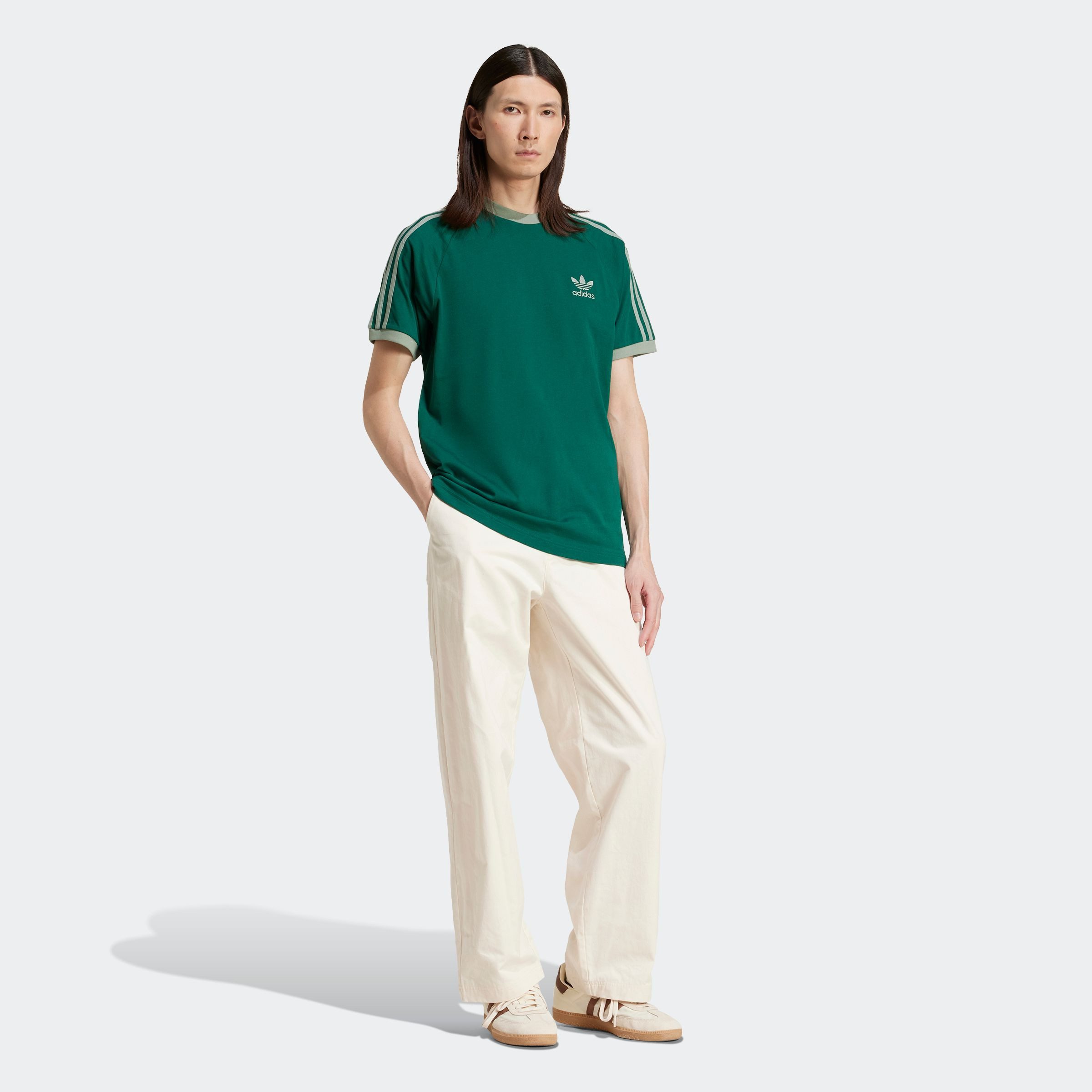 adidas Originals T-shirt 3-STRIPES TEE drie-strepen t-shirt
