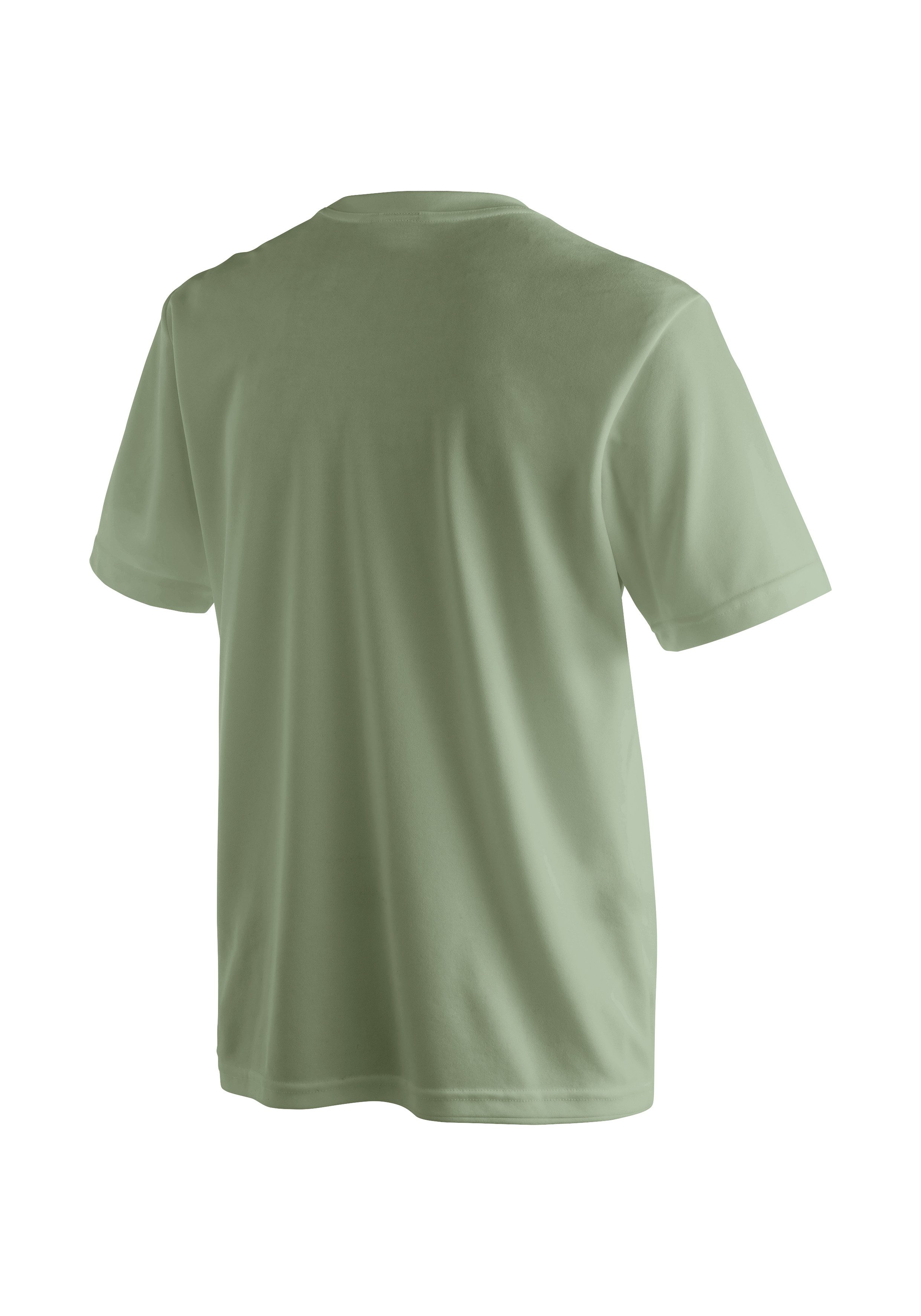 Maier Sports Functioneel shirt Walter Heren T-shirt, ronde hals pique outdoor shirt, snel drogend