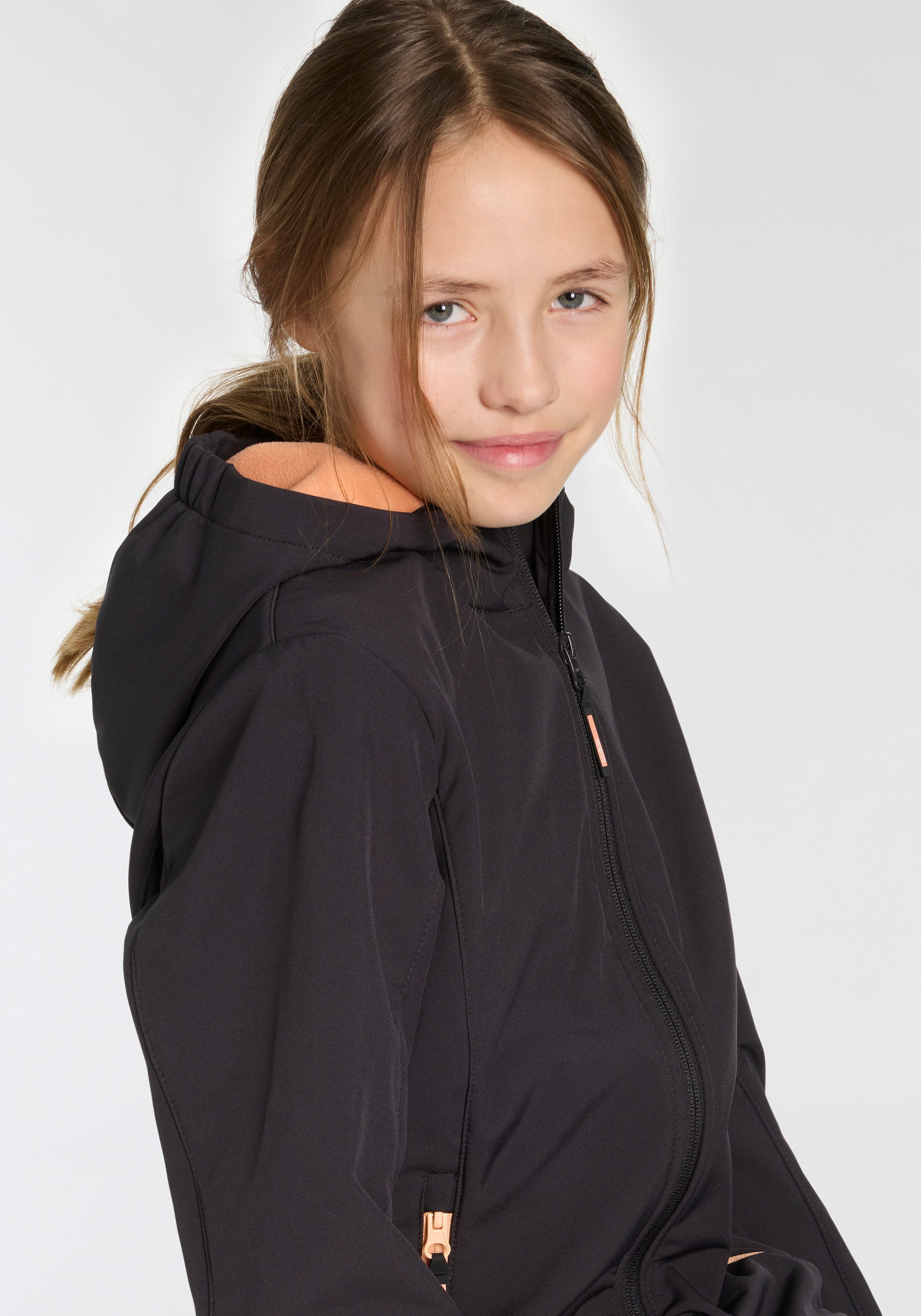 CMP Softshell-jack KID G JACKET FIX HOOD voor kinderen43405465 Ademend & waterafstotend & windafstotend & voor kinderen