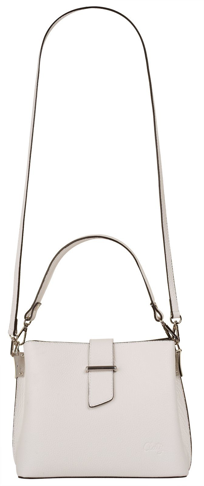 Cluty Tas echt leer, made in italy