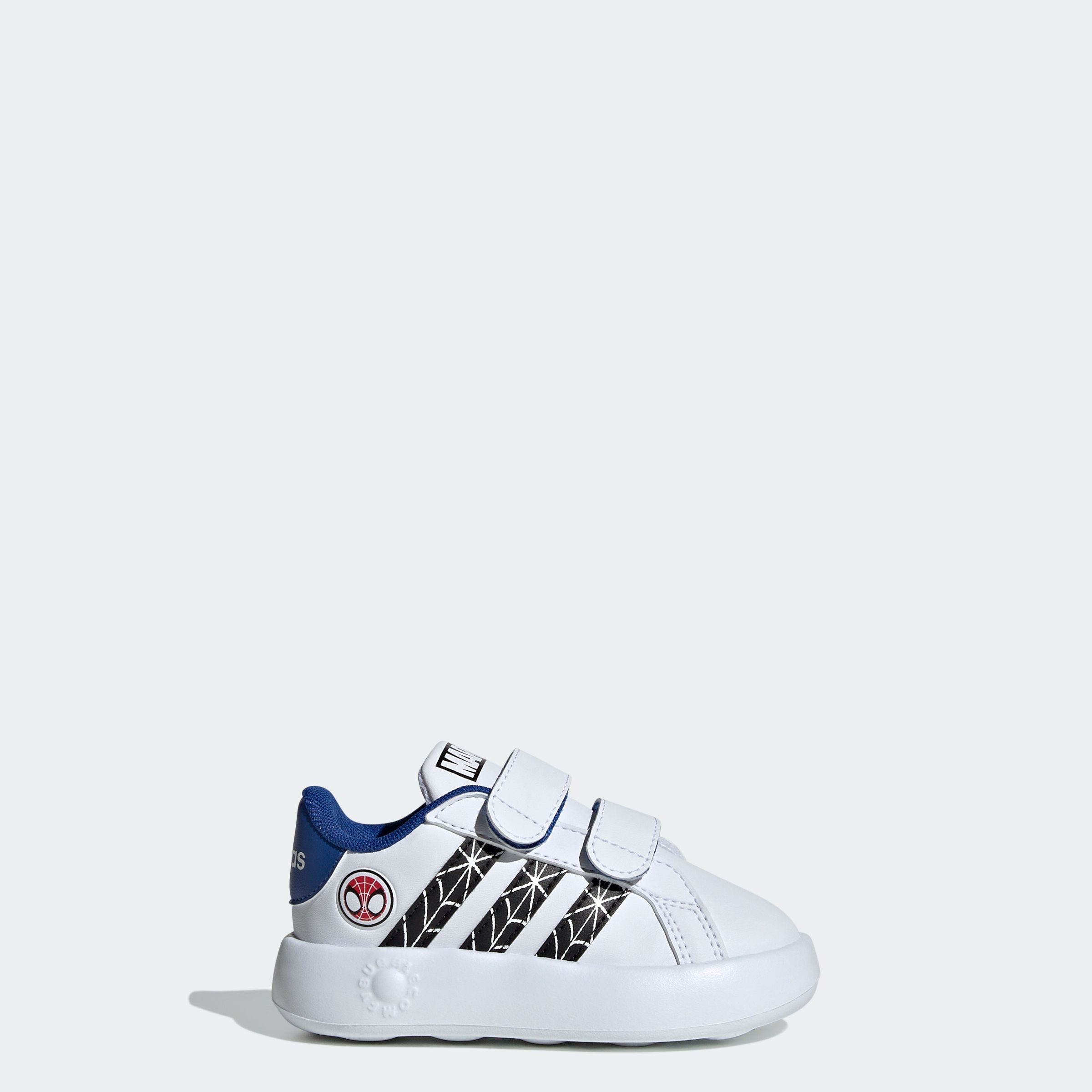 adidas Sportswear Klittenbandschoenen ADIDAS MARVEL SPIDER-MAN KINDER GRAND COURT SCHOEN Design geïnspireerd op de adidas Superstar, voor kinderen