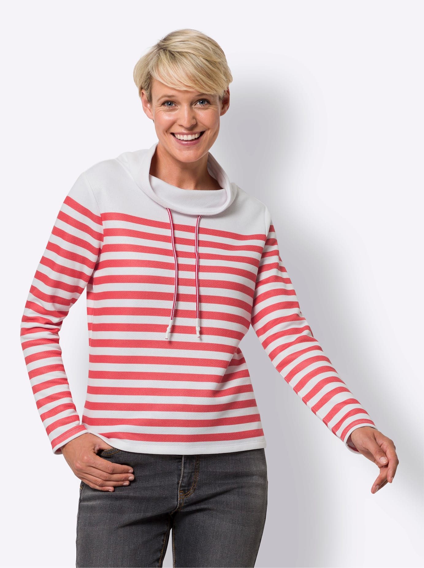 Classic Basics Sweatshirt dames sweaters maat 42 wit