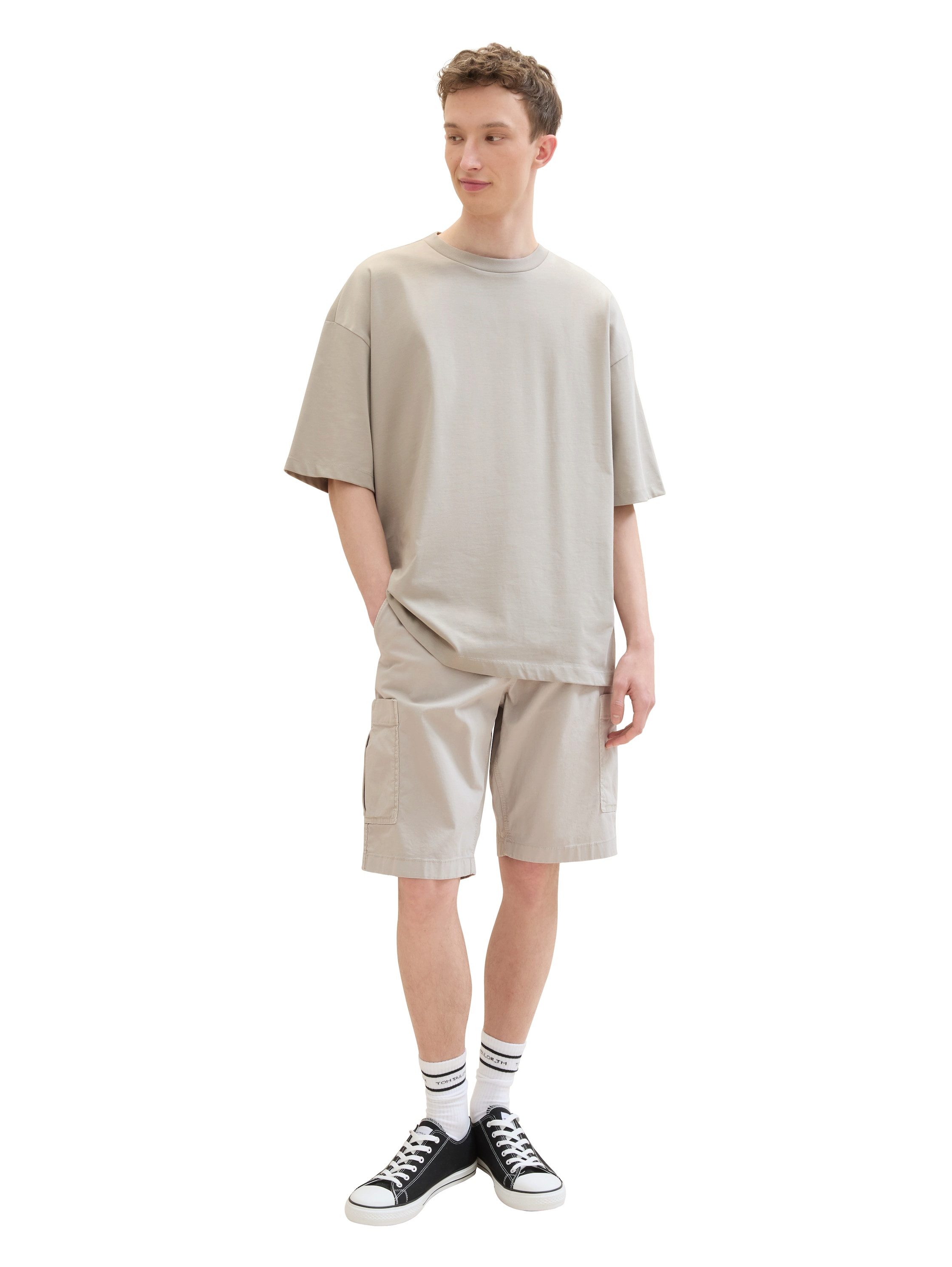 Tom Tailor Denim Cargoshort unikleur