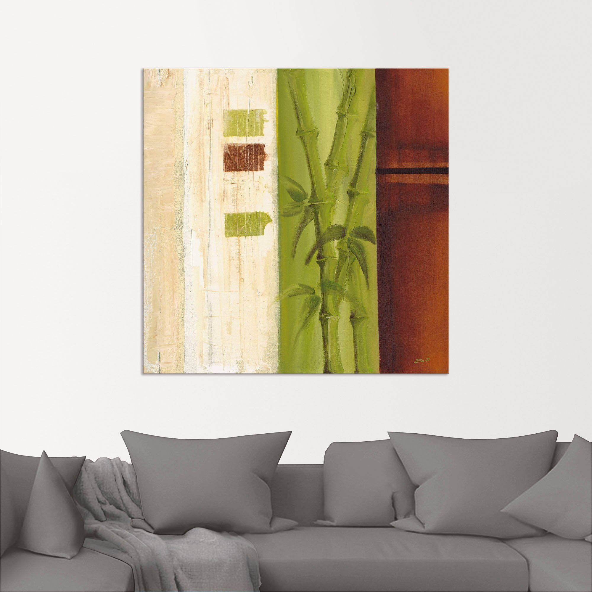 Artland Artprint Bamboe I als artprint van aluminium, artprint op linnen, muursticker of poster in verschillende maten