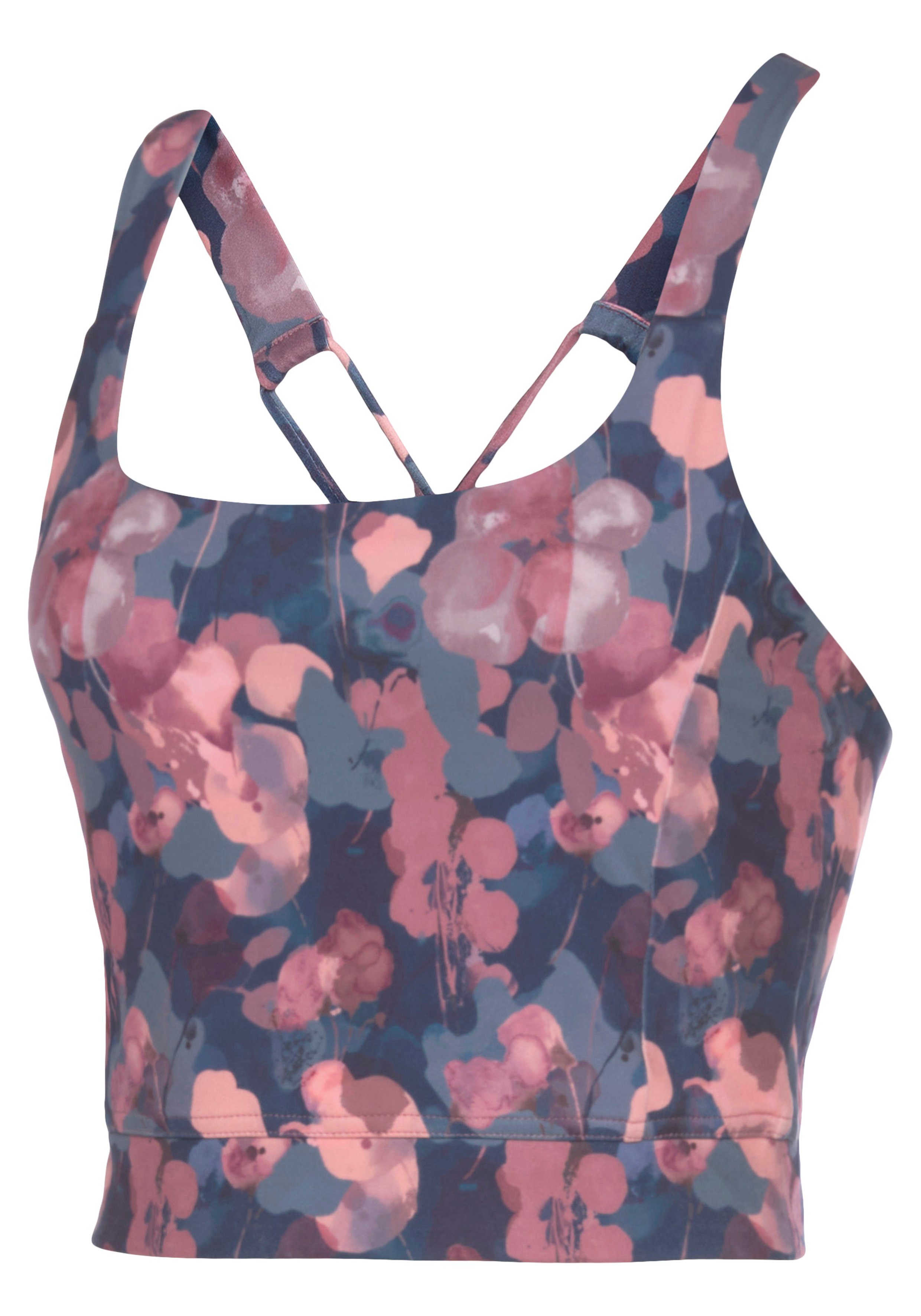 active by Lascana Crop-top met gekruiste bandjes en ronde hals