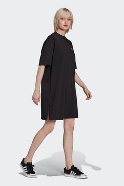 adidas originals shirtjurk adicolor classics big trefoil-jurk zwart