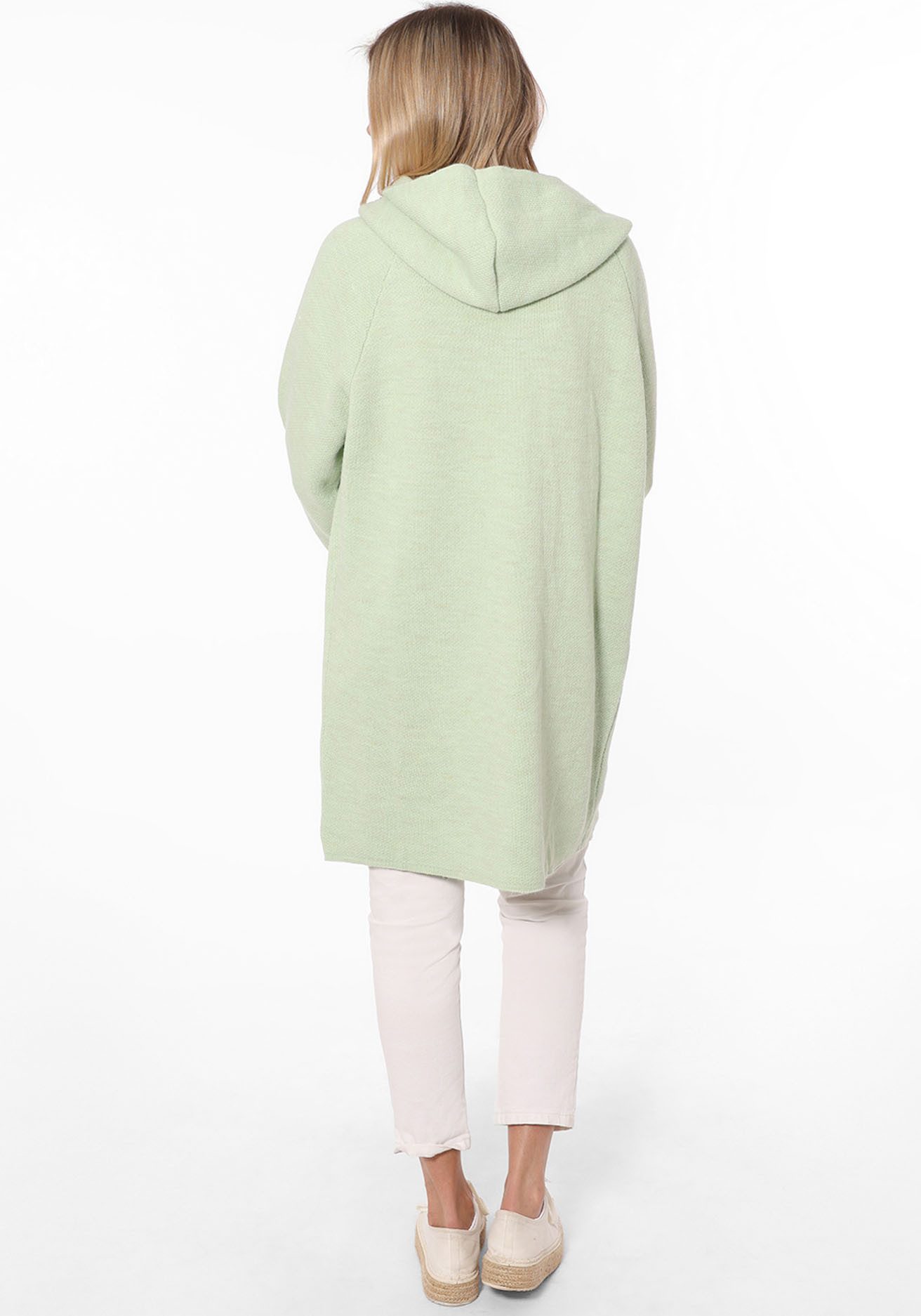 Zwillingsherz Vest zachte grip, losse pasvorm, met wol en alpaca