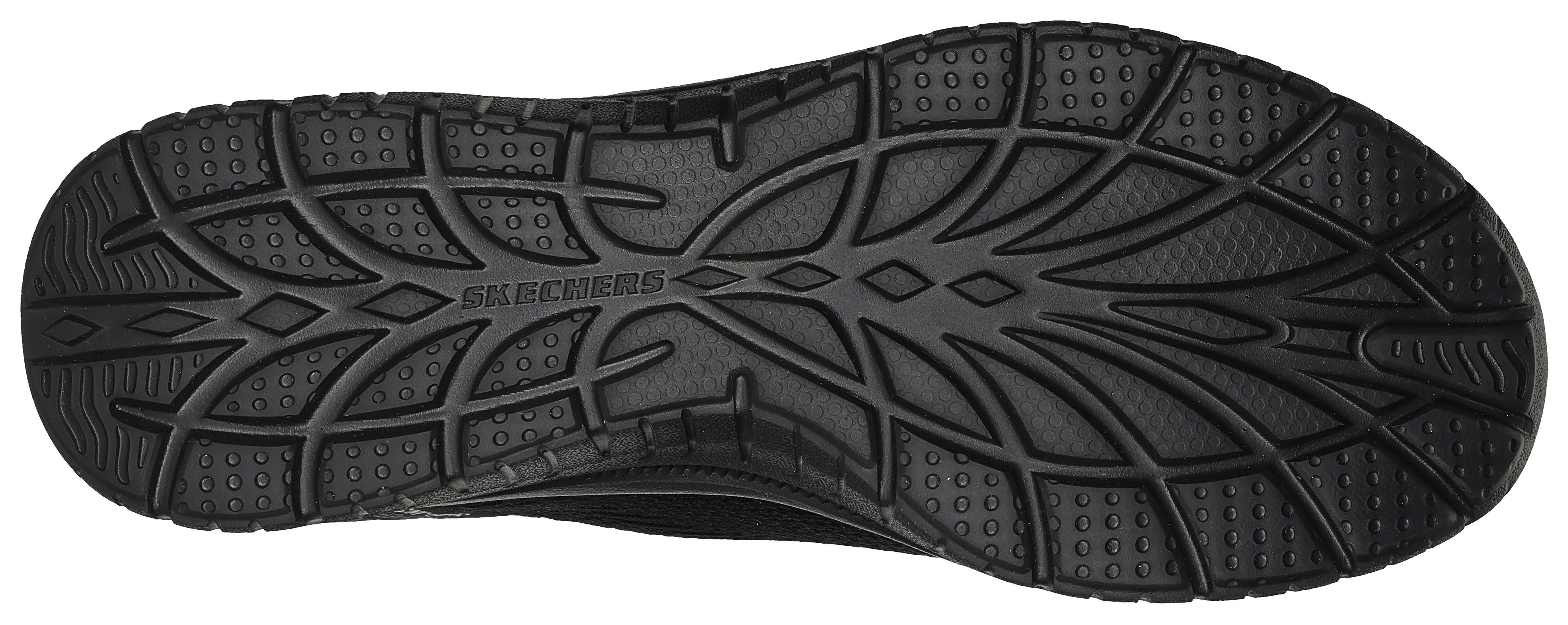 Skechers Slip-on sneakers VIRTUE-DIVINITY Instapschoen, slipper, vrijetijdsschoen met sierveters, om in te stappen