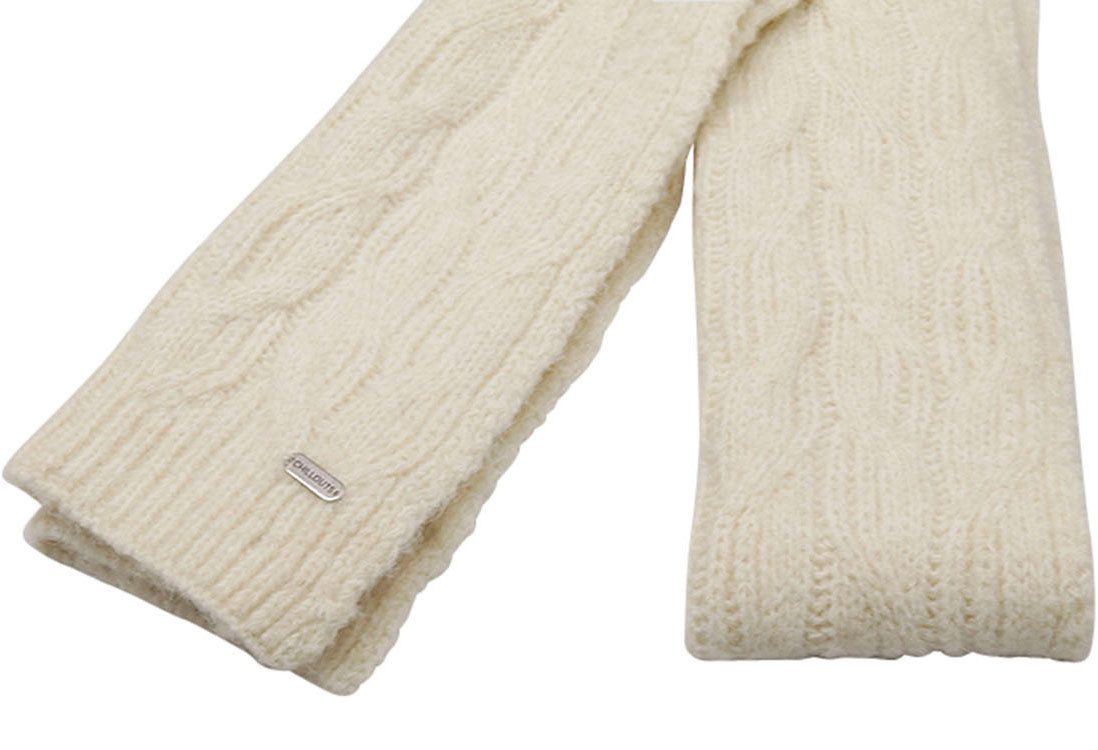 chillouts Gebreide sjaal Giralda Scarf met elegante breilook