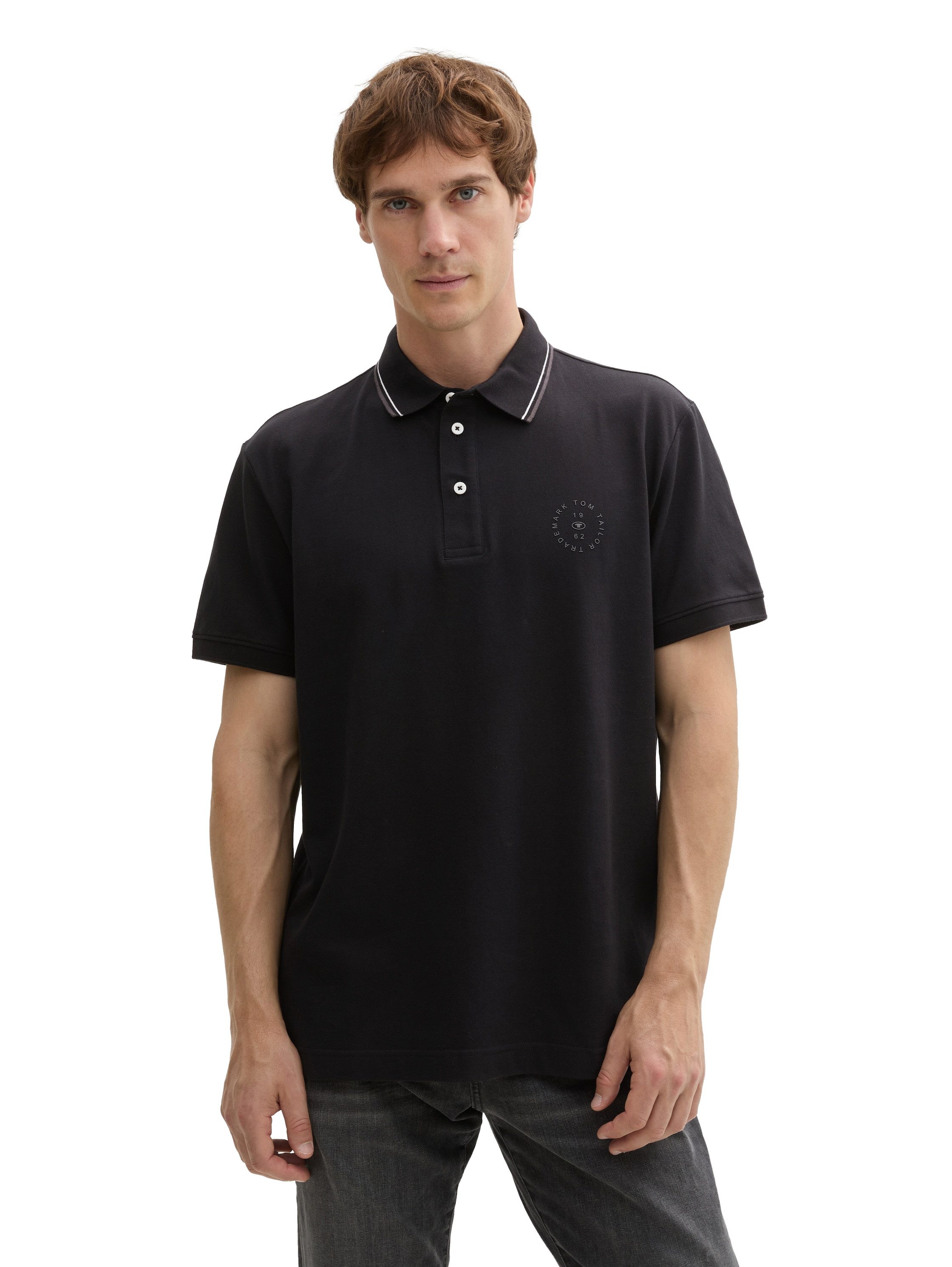 Tom Tailor Poloshirt met logoprint