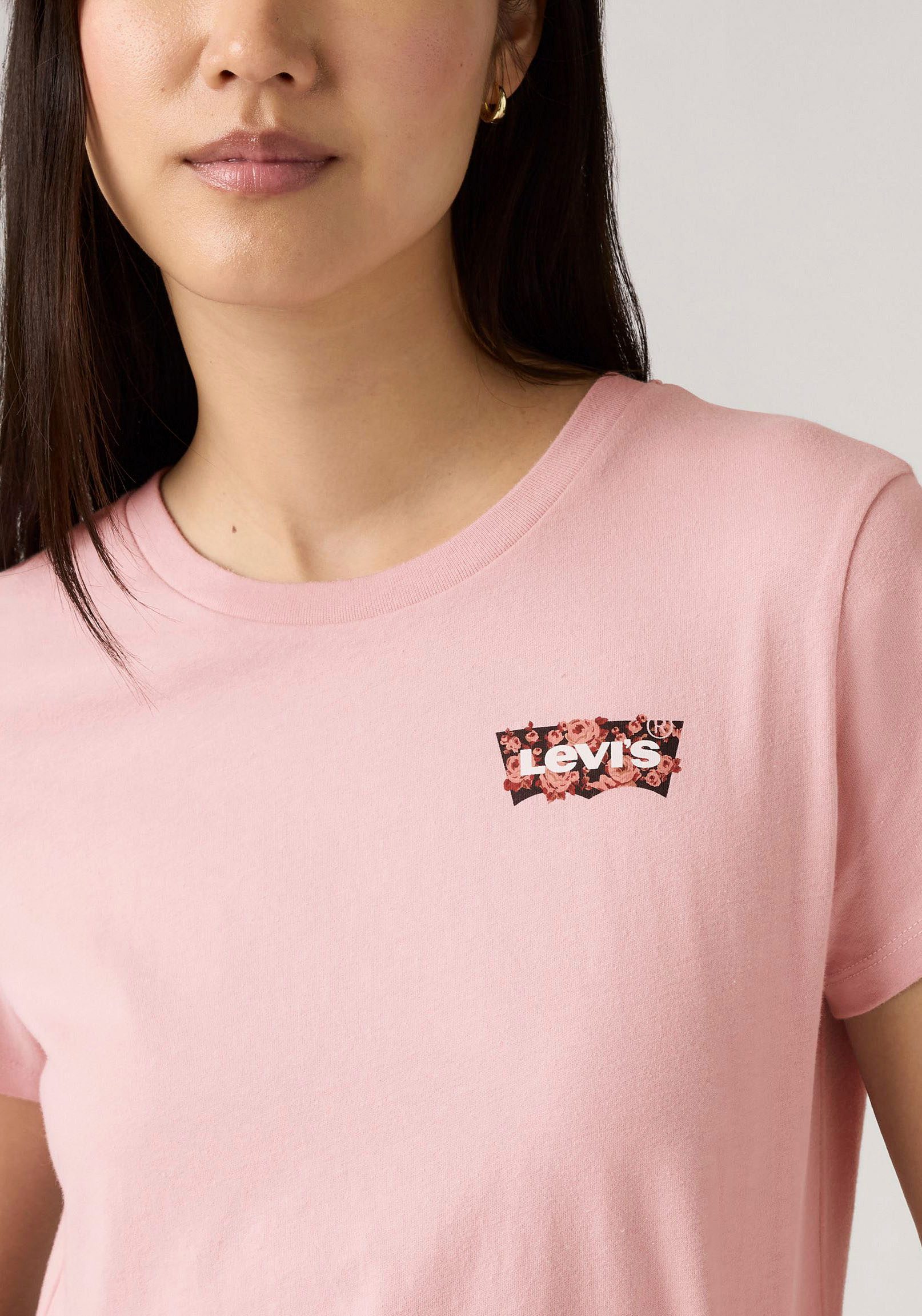 Levi's® T-shirt The Perfect Tee met batwing-logoprint