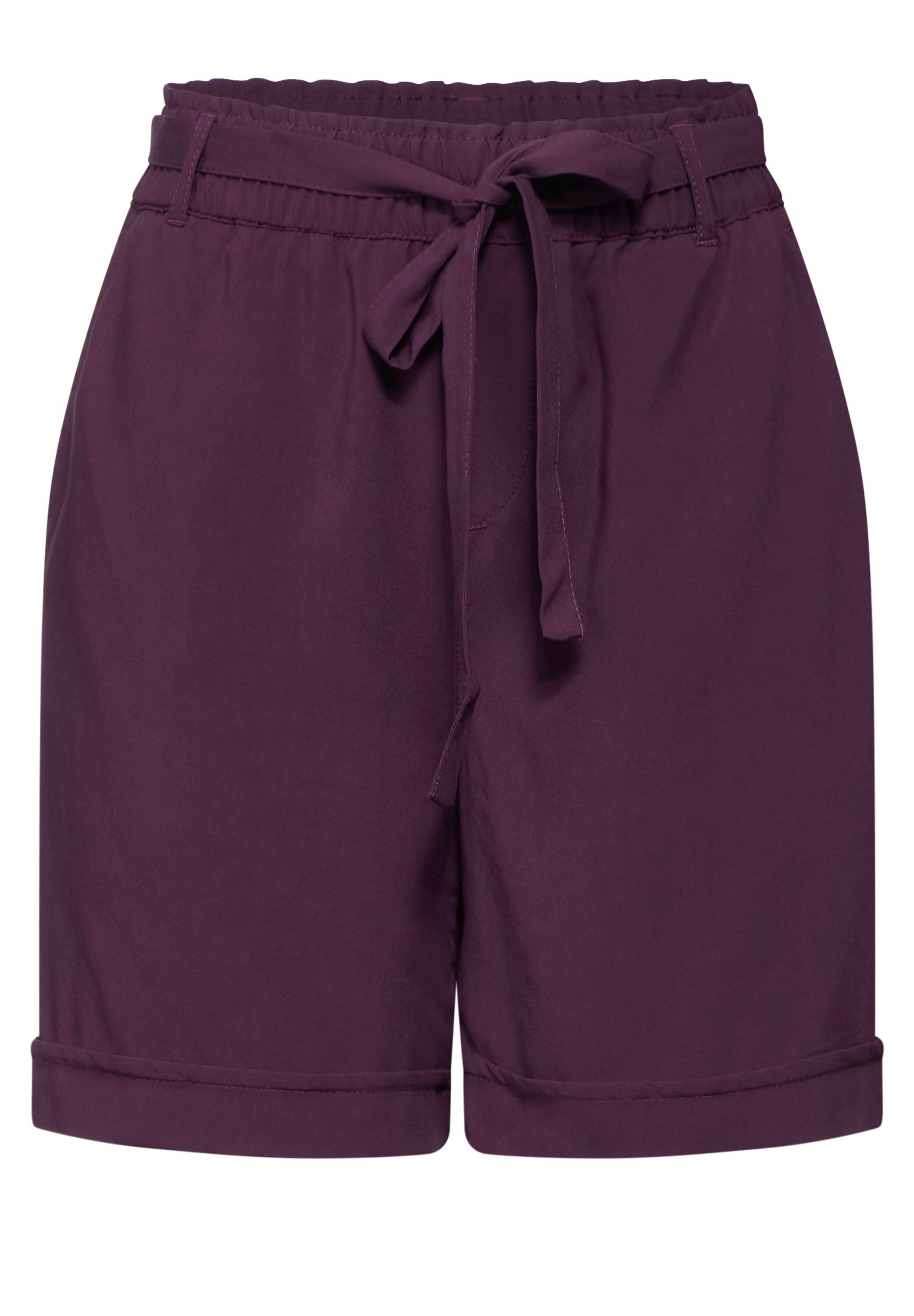 STREET ONE Paperbag-broek met een bindceintuur